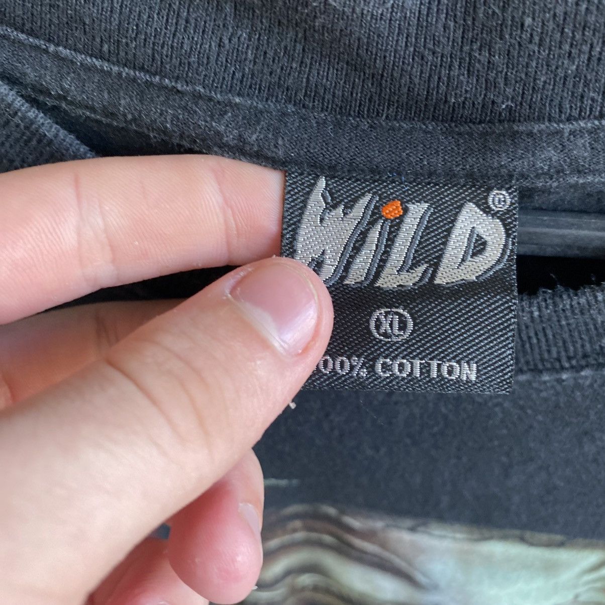 Band Tees Vintage Wild Big Skeleton Skull logo 90’s streetwear tee Size US XL / EU 56 / 4 - 5 Thumbnail