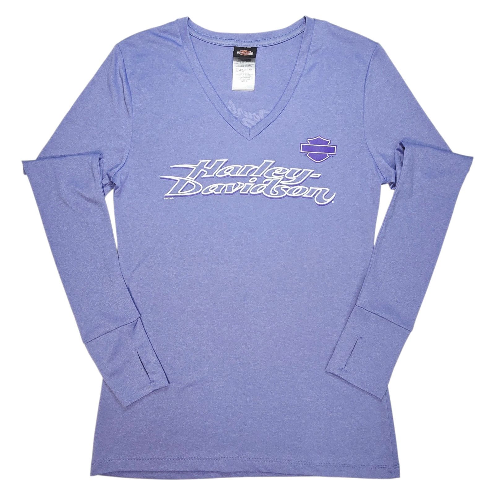 Harley Davidson 2011 Harley-Davidson Womens Small T-shirt Long Sleeve Size S / US 4 / IT 40 - 1 Thumbnail