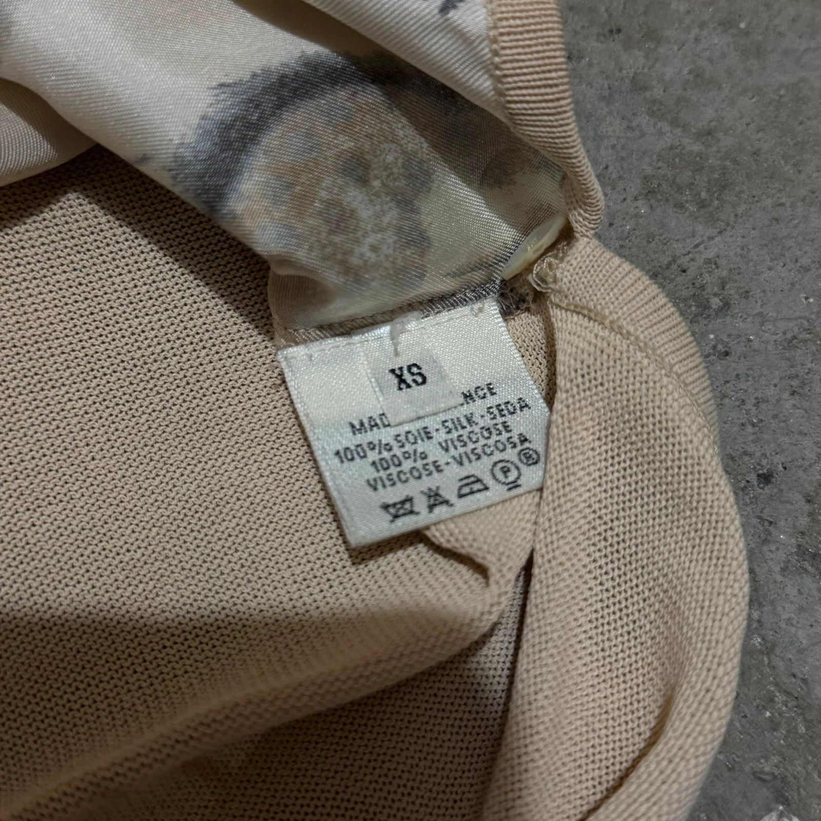 Hermes Vintage Hermes by Margiela silk polo Size XS / US 0-2 / IT 36-38 - 4 Thumbnail