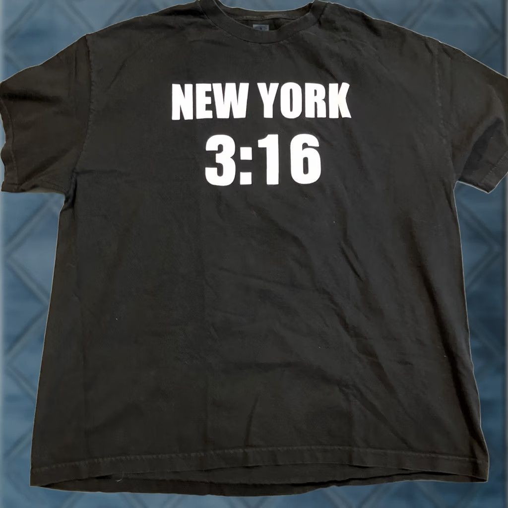 Doublet WWE Stone Cold Steve Austin New York 3:16 T Shirt Double Sided RARE XXL Size US XXL / EU 58 / 5 - 1 Thumbnail