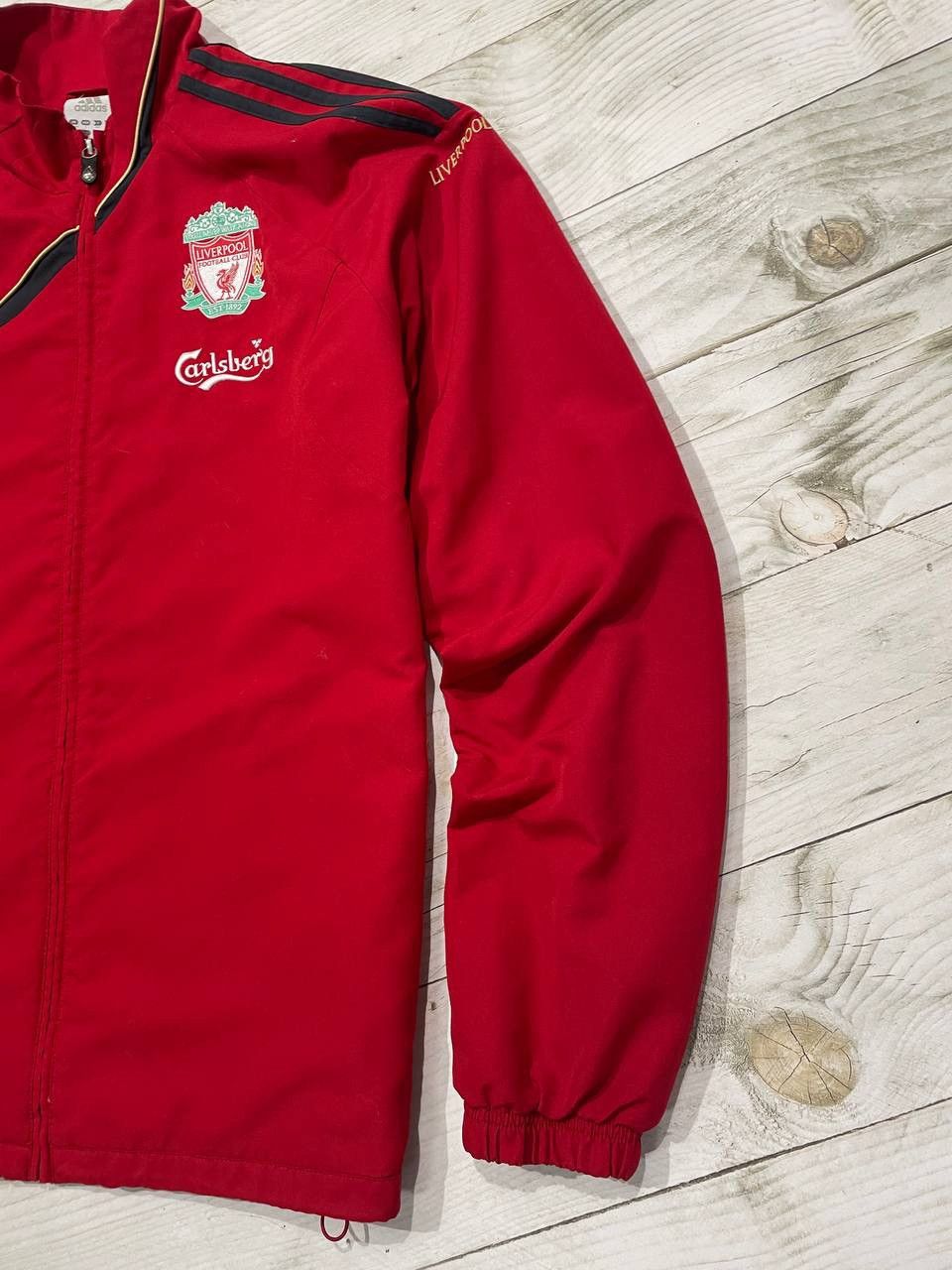 Adidas Vintage Adidas Liverpool 2009 2010 Track Soccer Jacket Size US L / EU 52-54 / 3 - 2 Thumbnail