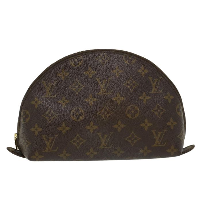 Louis Vuitton Trousse Demi Ronde Monogram Canvas Cosmetic Bag