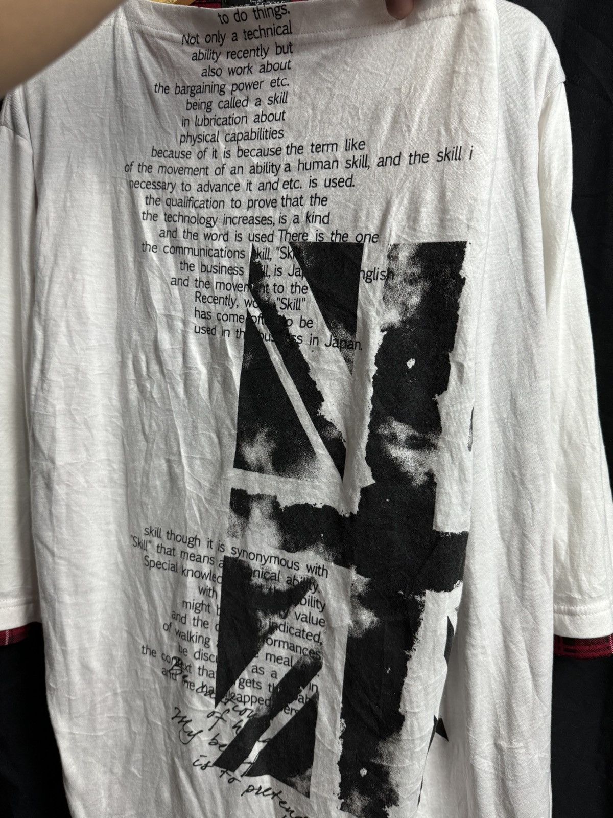 Hysteric Glamour × If Six Was Nine × Japanese Brand Not Alone Double Layers Poem Long Sleeve Size US L / EU 52-54 / 3 - 3 Thumbnail