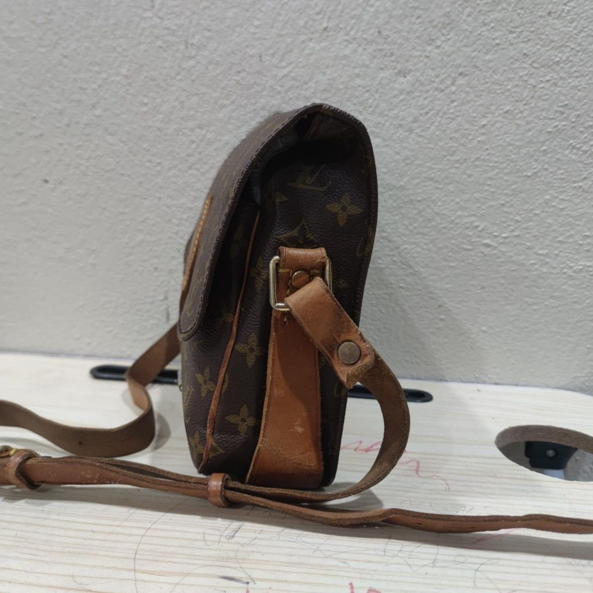 Vintage Vintage LOUIS VUITTON Monogram Crossbody Bag Messenger Flap Size ONE SIZE - 3 Thumbnail