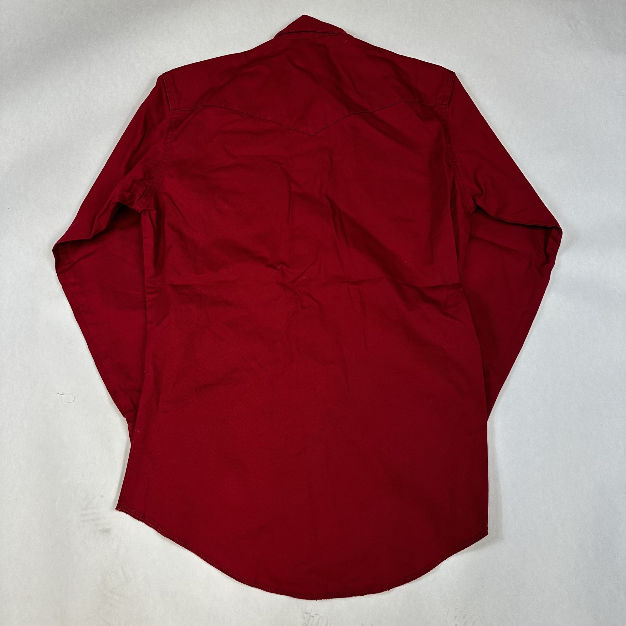 Wrangler Wrangler Mens Red Western Shirt 14.5 X 33 Long Sleeve Button Size US S / EU 44-46 / 1 - 2 Thumbnail