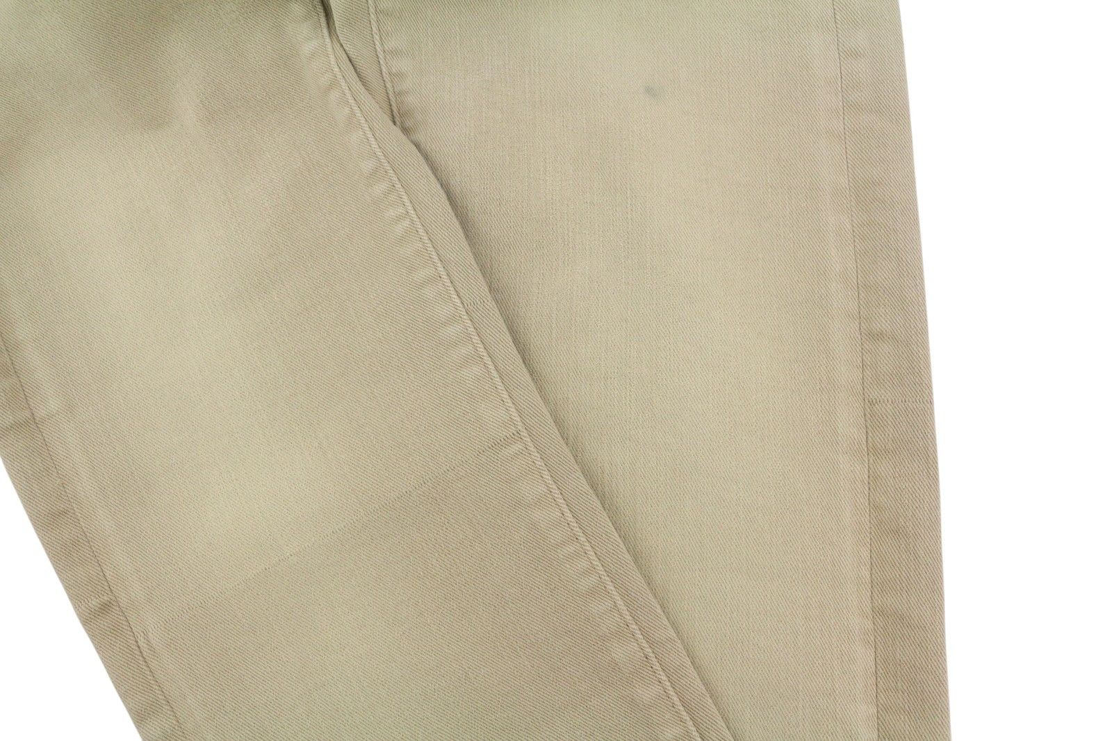 R13 BOY STRAIGHT 24 Khaki Stretch Cropped Ankle Zip 87792 Size 24" / US 00 / IT 34 - 8 Thumbnail