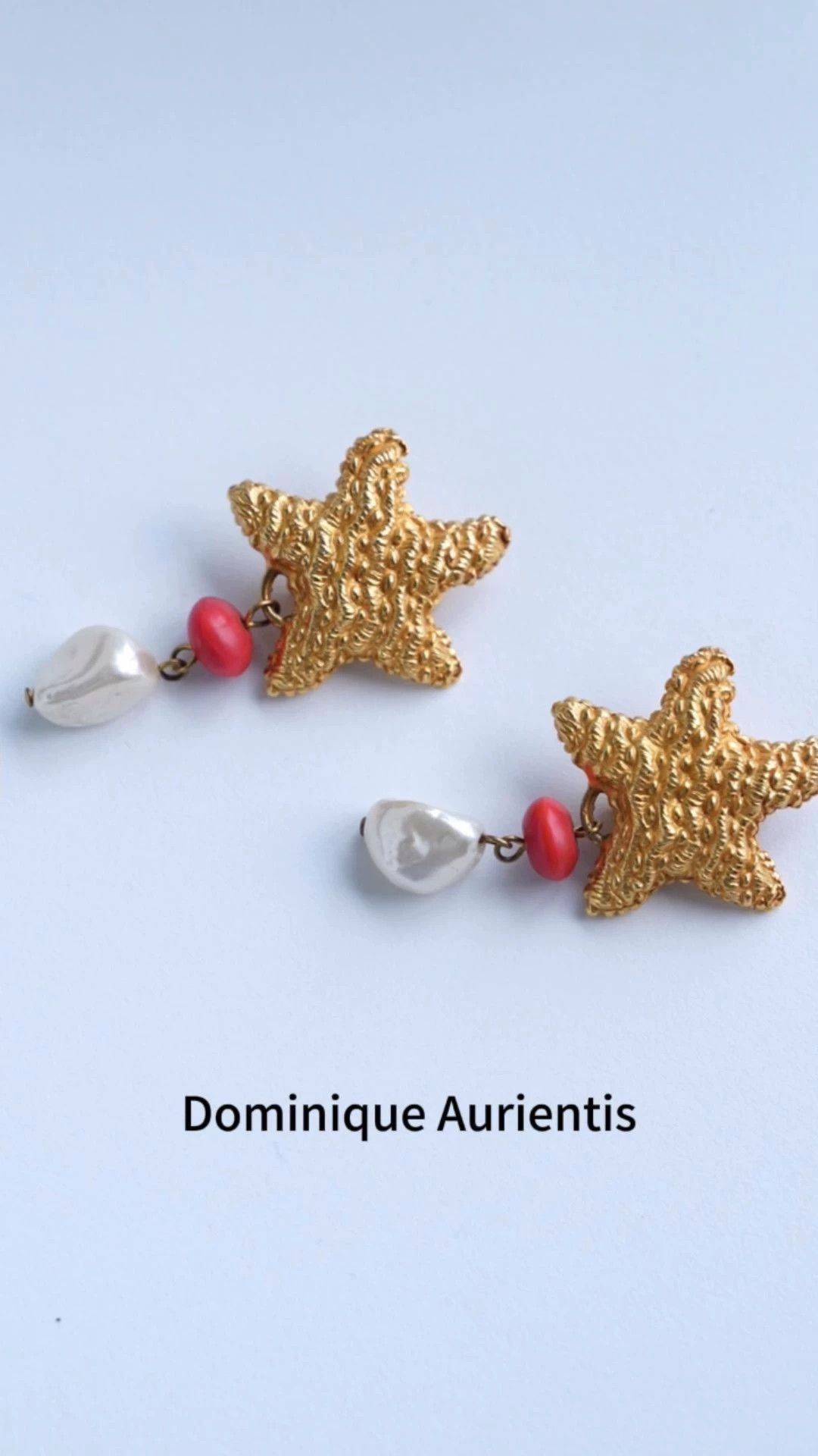 Other Dominique Aurientis Vintage Starfish Pearl Earclips Size ONE SIZE - 1 Thumbnail