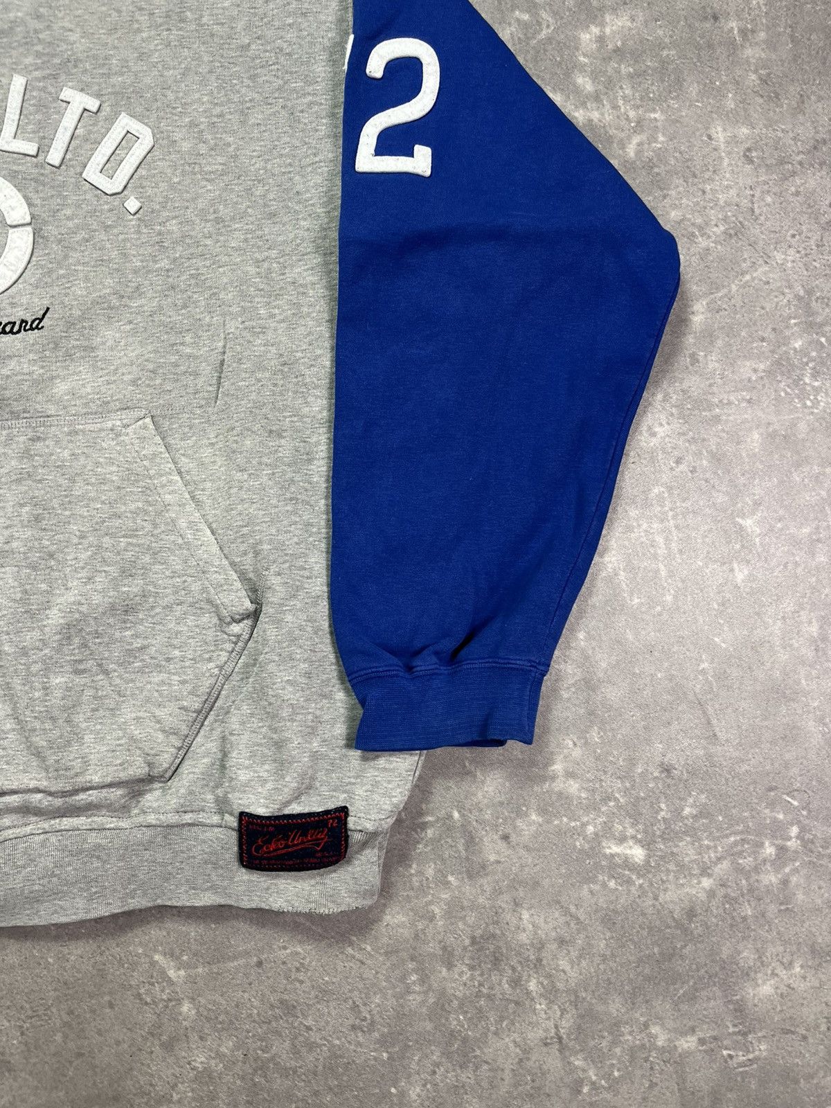 Ecko Unltd. Ecko Unltd. Big Logo Mega Baggy Boxy Colourblock Hoodie XXL Size US XXL / EU 58 / 5 - 7 Thumbnail
