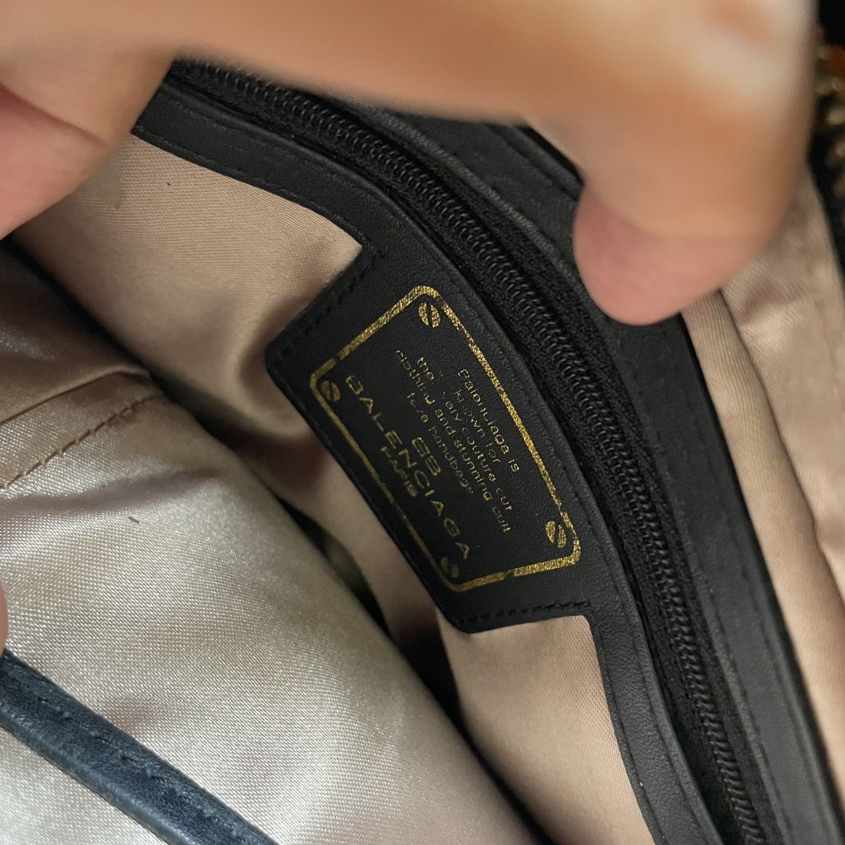 Balenciaga 🔥Vtg Balenciaga🔥Handle Hand Bags Size ONE SIZE - 8 Thumbnail