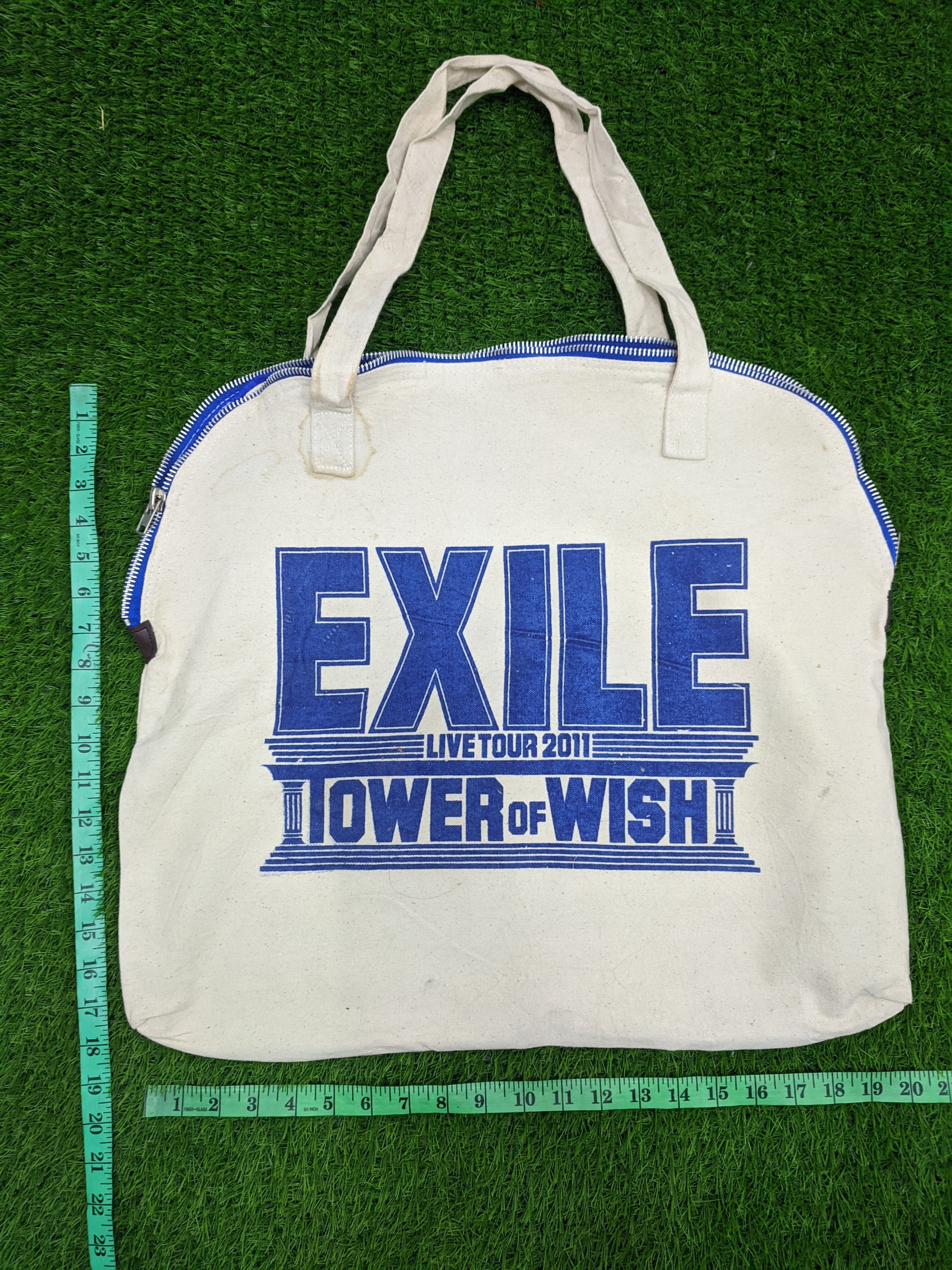 Band Tees Japanese Rock Band Exile Trible Tour 2011 Bag BG0021 Size ONE SIZE - 4 Thumbnail
