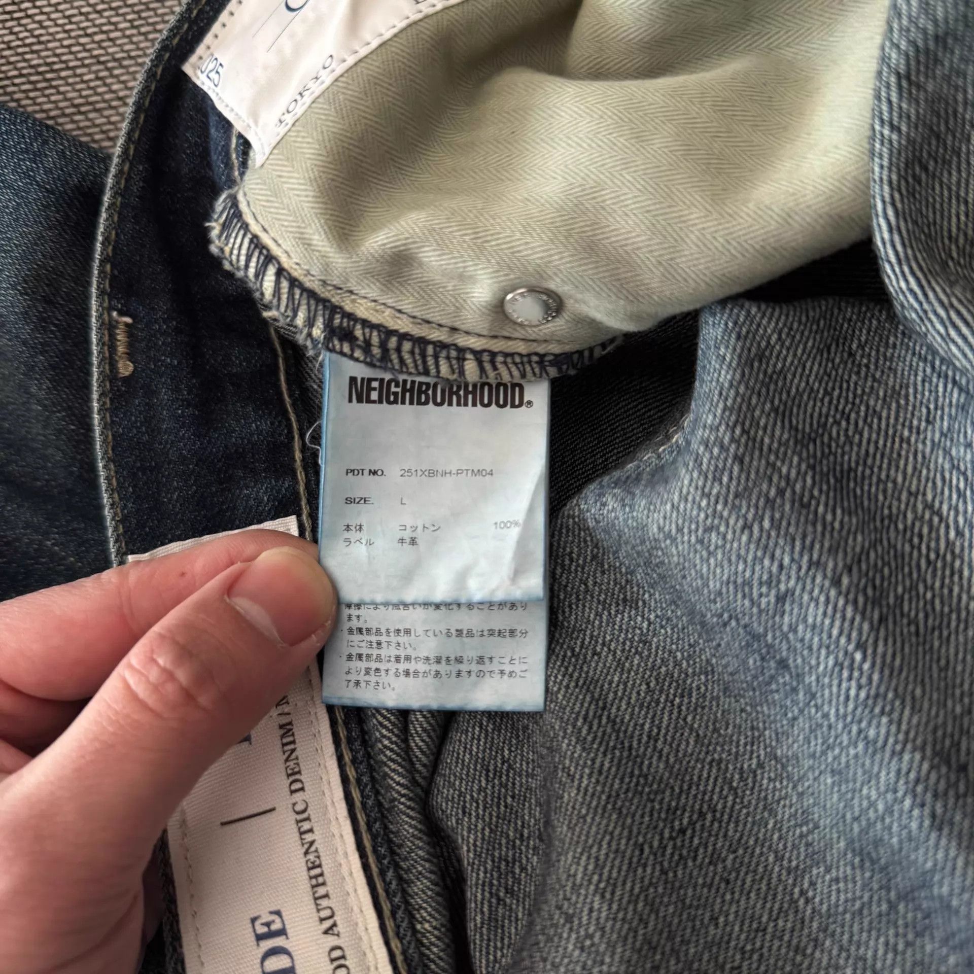 Neighborhood Neighborhood 25ss Dp-Wide Washed Distressed Jeans Size L Size US 34 / EU 50 - 9 Thumbnail