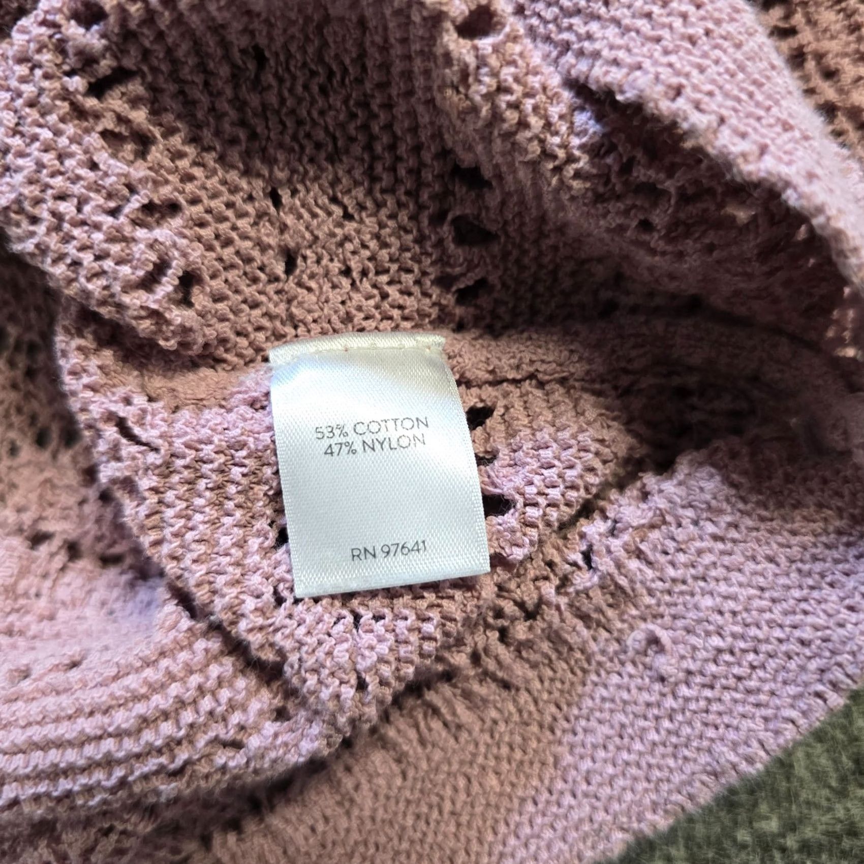 J. Jill J Jill Sweater Womens Size Large Pink Open Knit Round Neck Long Sleeve Casual Knit Pullover Womens Size L / US 10 / IT 46 - 7 Thumbnail