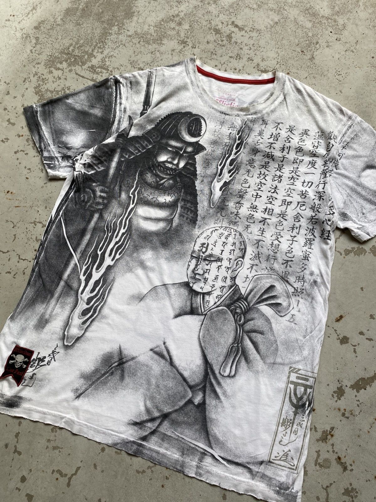 Affliction AFFLICTION SAMURAI RUNES JAPAN LIMITED EDITION T SHIRT Size US XL / EU 56 / 4 - 3 Thumbnail