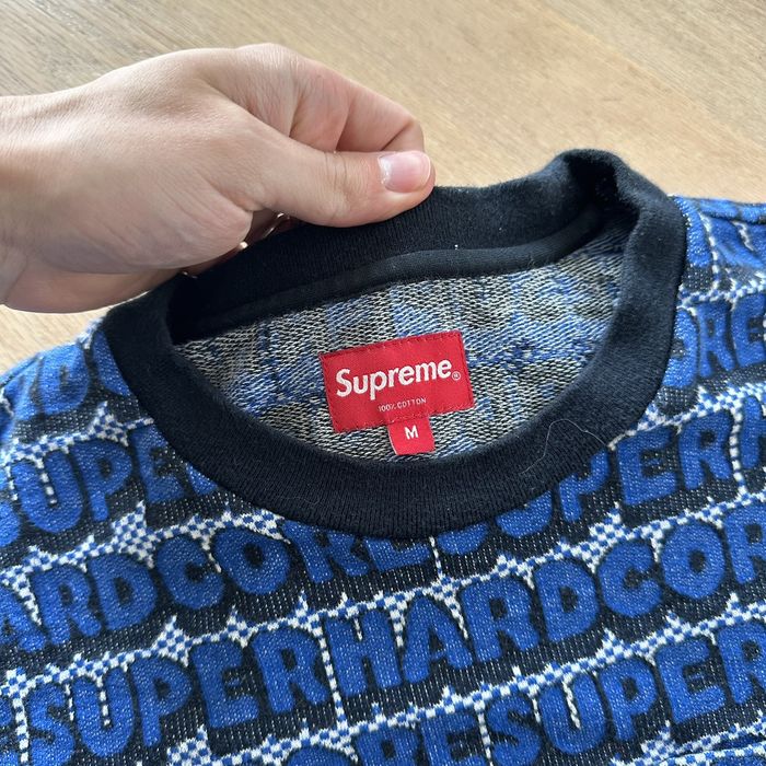 Supreme Rare Supreme SS17 Jacquard Super Hardcore Knit Longsleeve