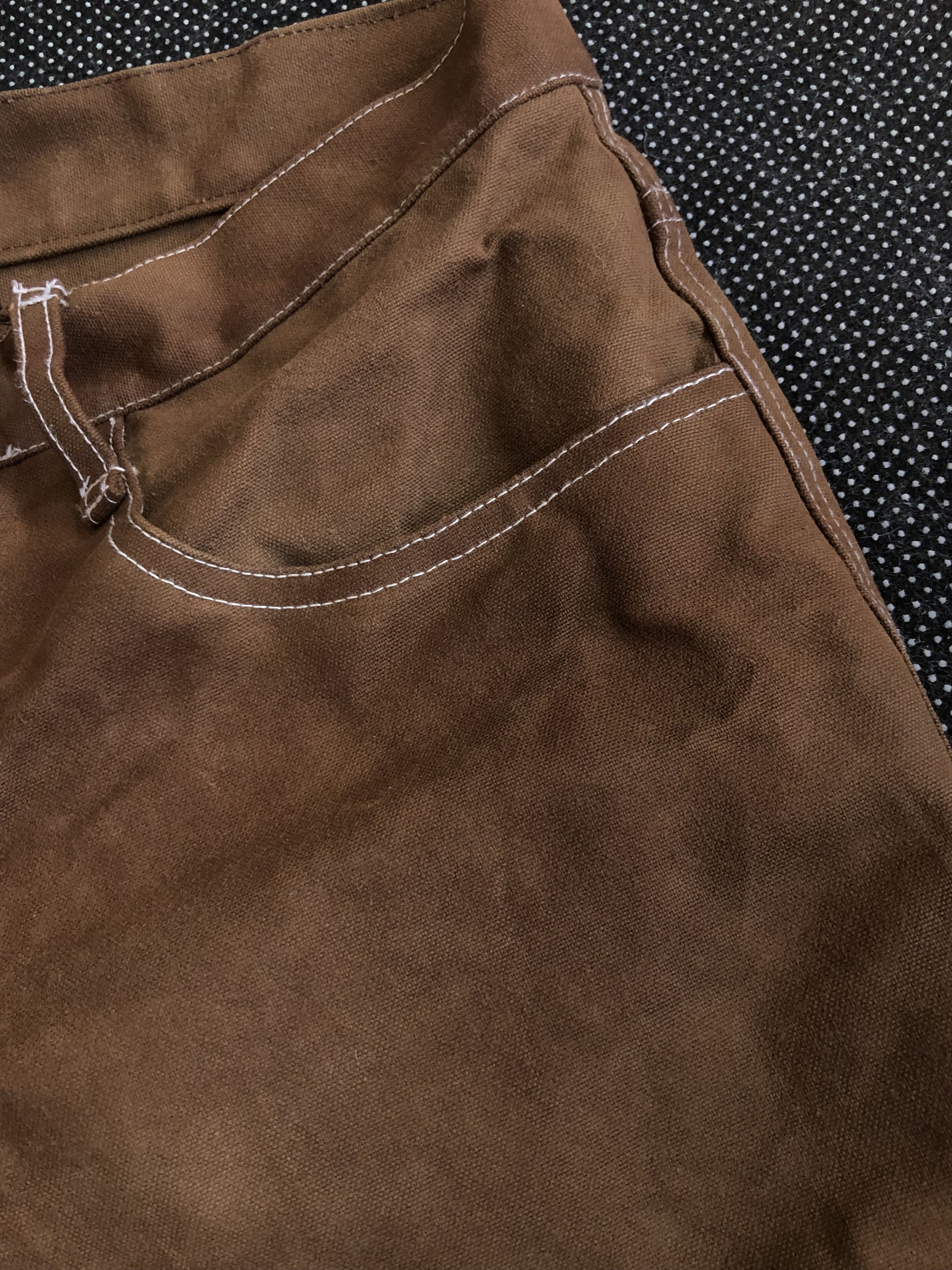 Christopher Nemeth RARE🔥VINTAGE 90’S HARD DUCK CANVAS 3/4 PANTS Size US 30 / EU 46 - 9 Thumbnail