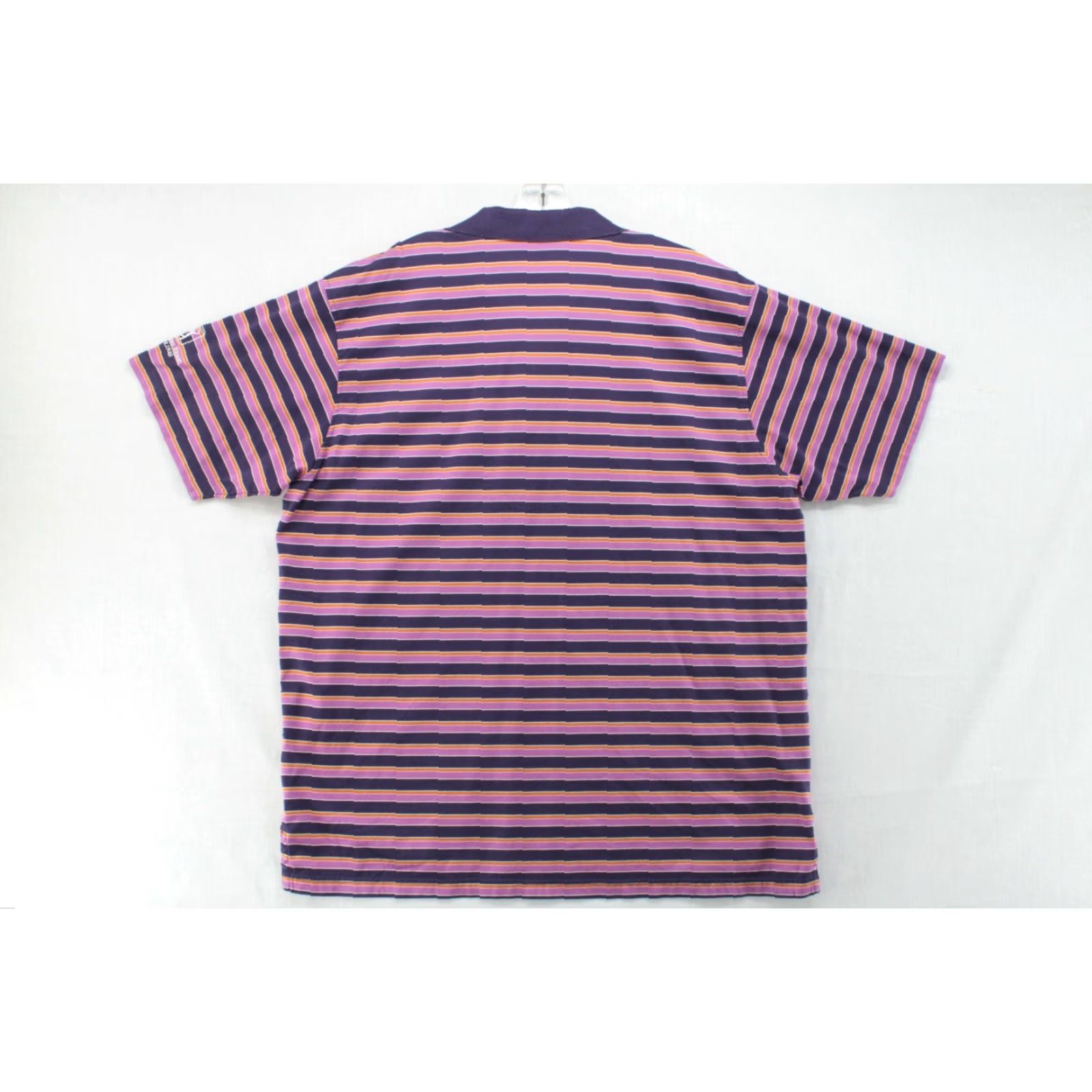 Peter Millar VINTAGE Peter Millar Polo Shirt Men's 2XL Purple Stripe Polo Shirt Men Purple Stripe 100% Cotton Preppy Golf Size US XXL / EU 58 / 5 - 4 Thumbnail
