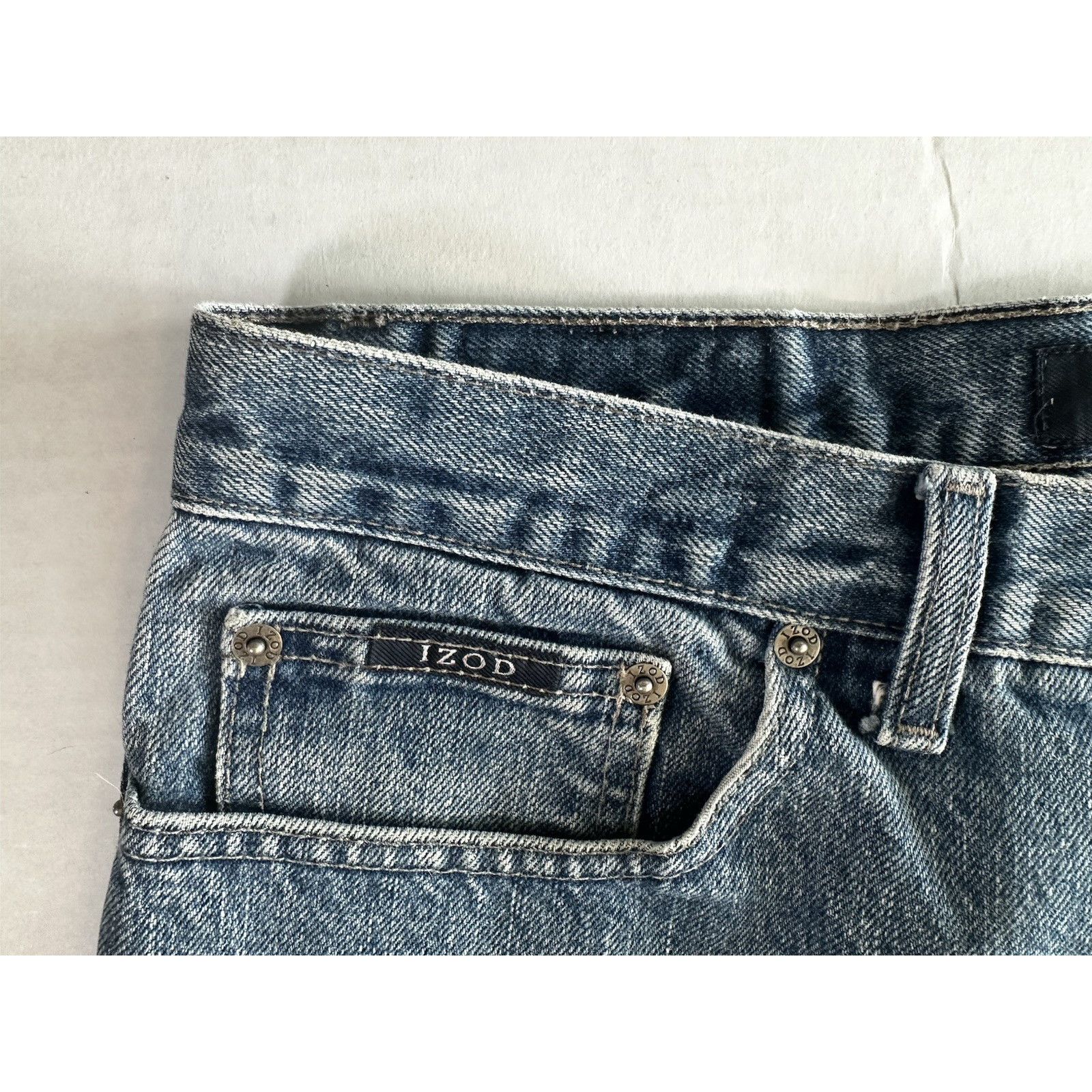 Izod Izod Jeans Blue Denim Classic Fit 36x30 Streetwear Normcore Size US 36 / EU 52 - 11 Thumbnail