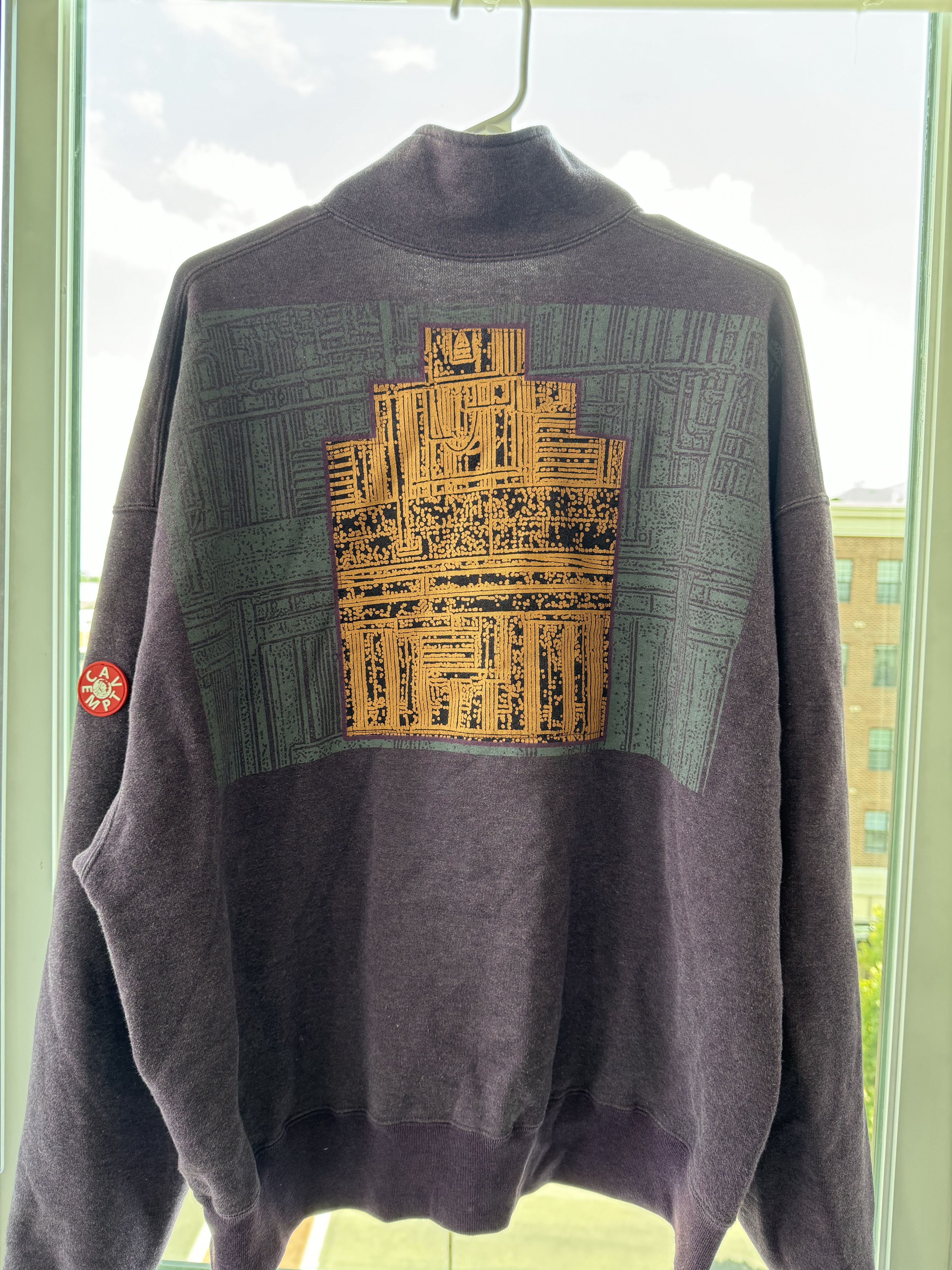 Cav Empt Cav Empt Purple Quater Zip Size US L / EU 52-54 / 3 - 1 Thumbnail