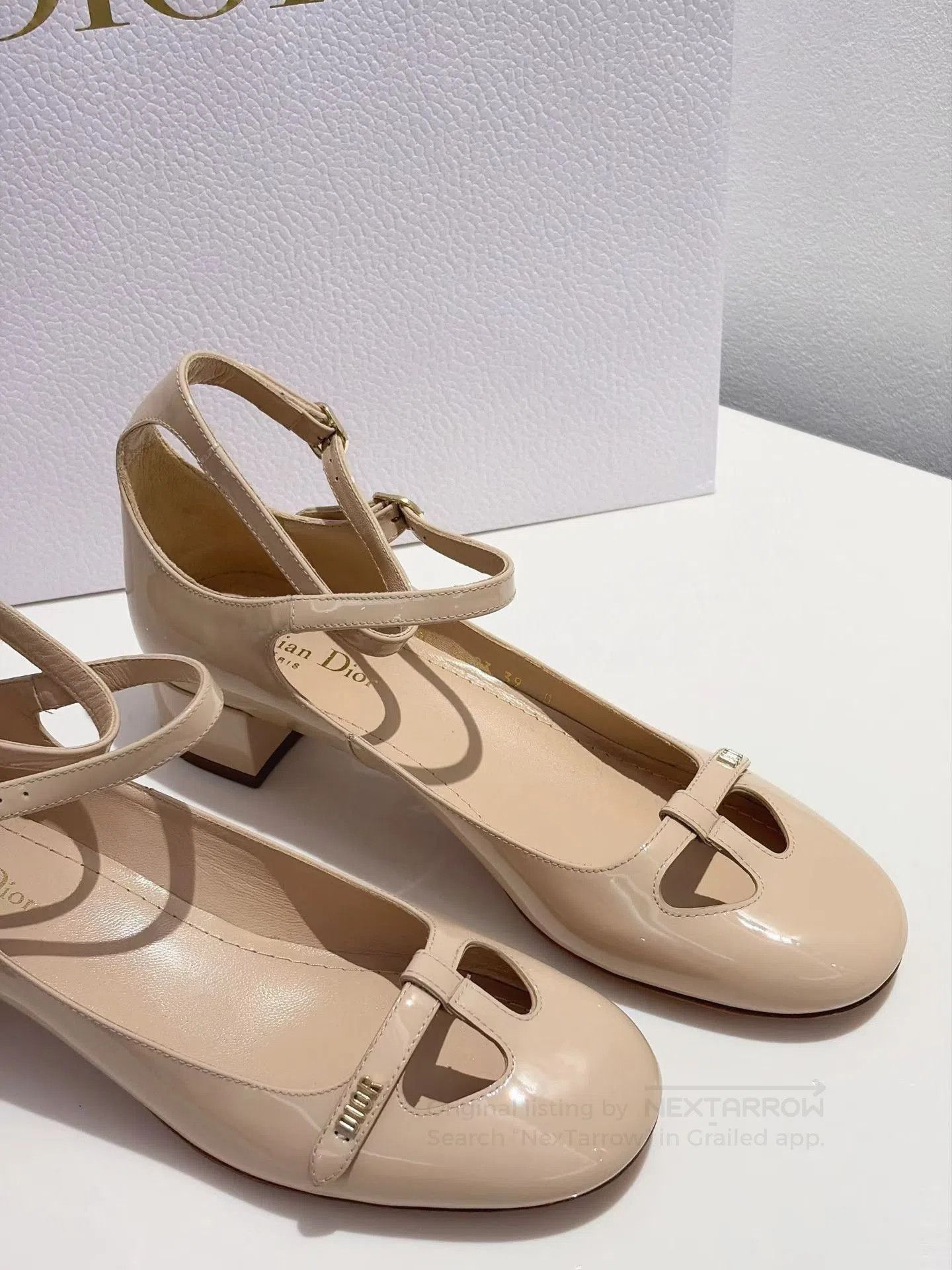 Dior Dior Block Heel Mary Jane Shoes. Size US 8 / IT 38 - 2 Thumbnail