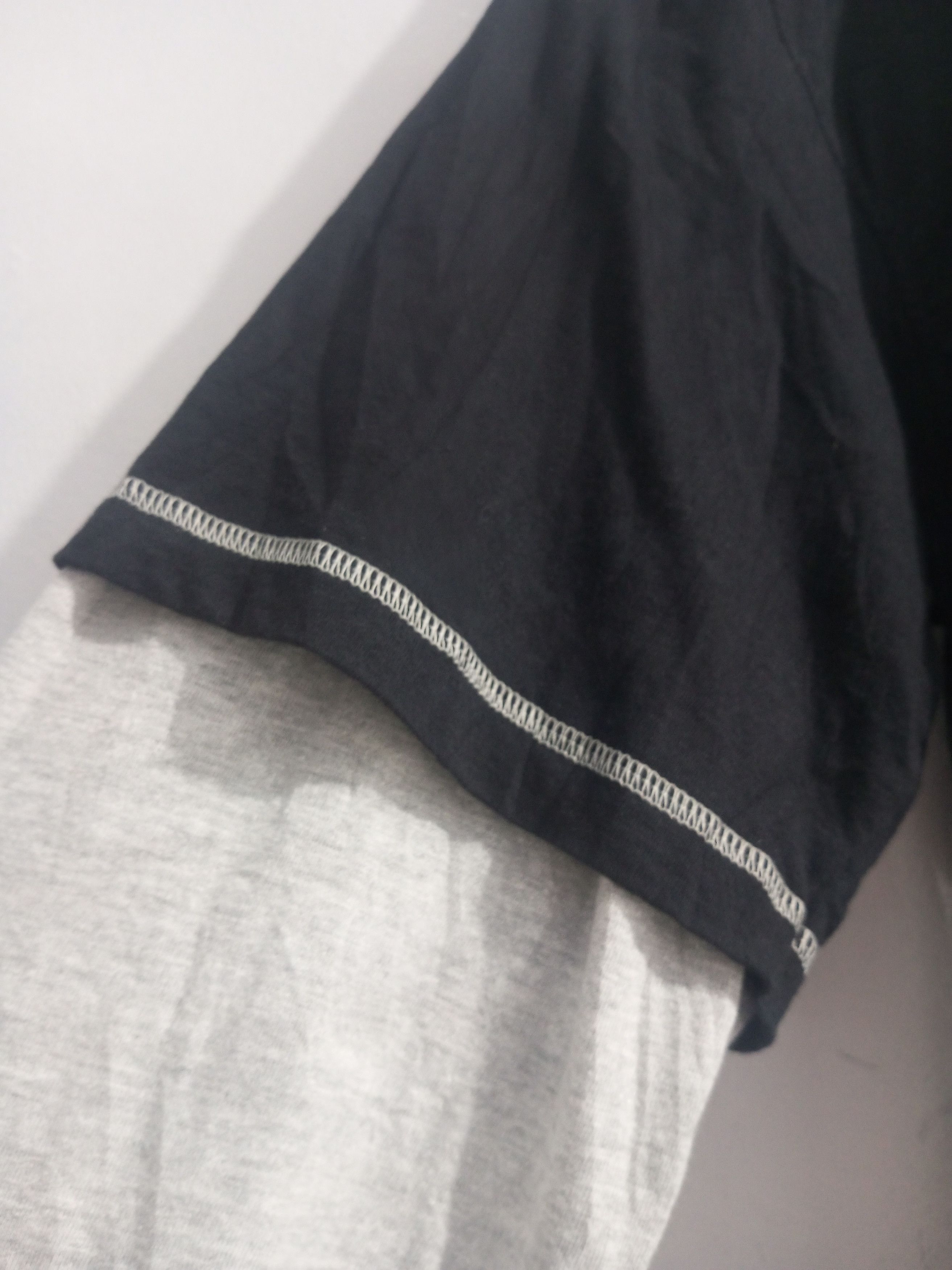 Nike × Vintage Vintage y2k nike double layer long sleeve tshirt Size US L / EU 52-54 / 3 - 6 Thumbnail