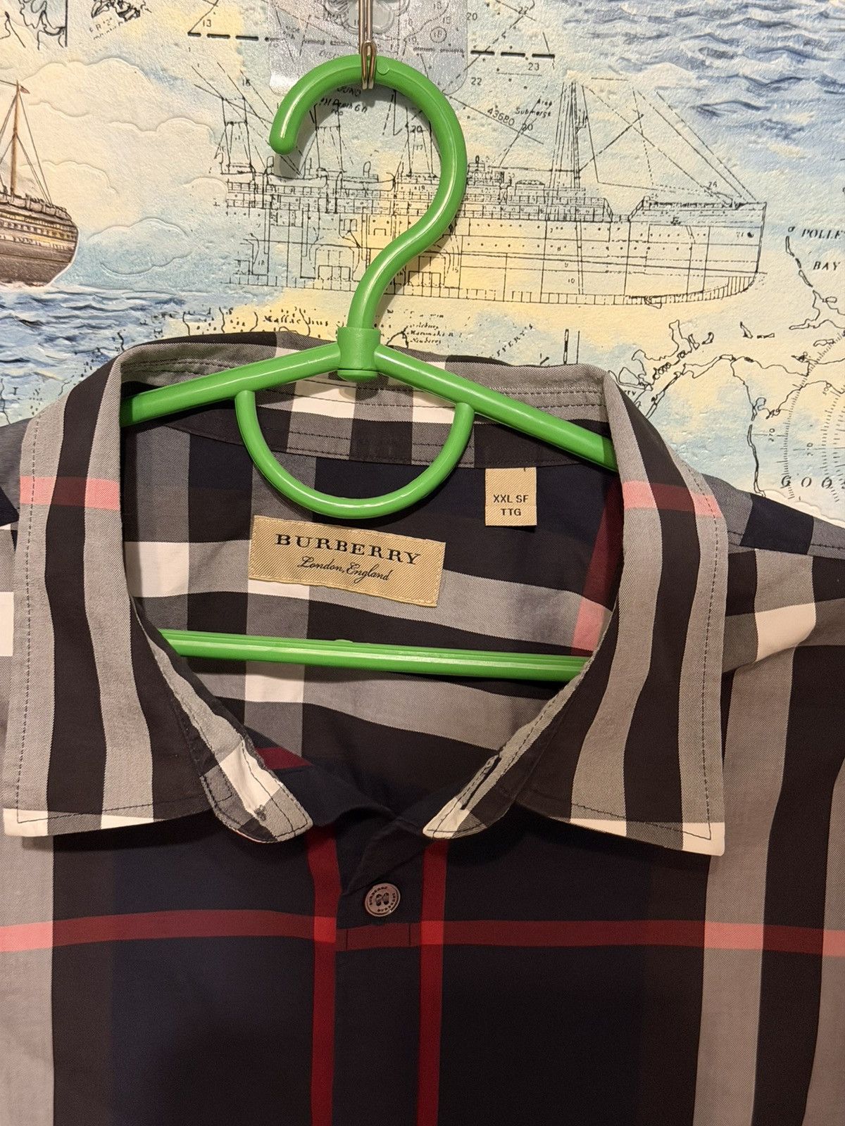 Burberry Burberry Shirt Size US XXL / EU 58 / 5 - 4 Thumbnail