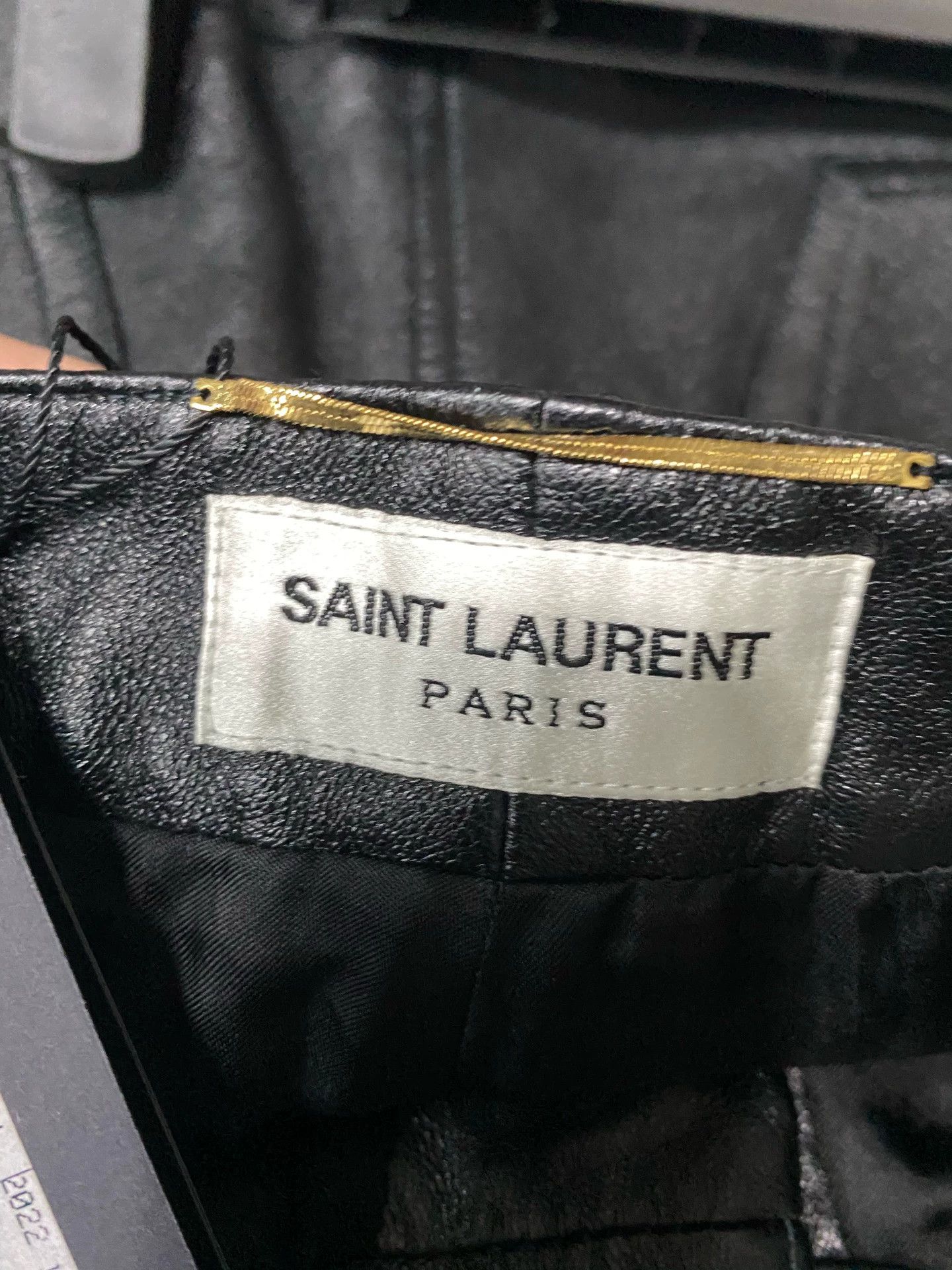 Saint Laurent Paris YSL SLP (Saint Laurent) Lambskin Shorts Size 26" / US 2 / IT 38 - 5 Thumbnail