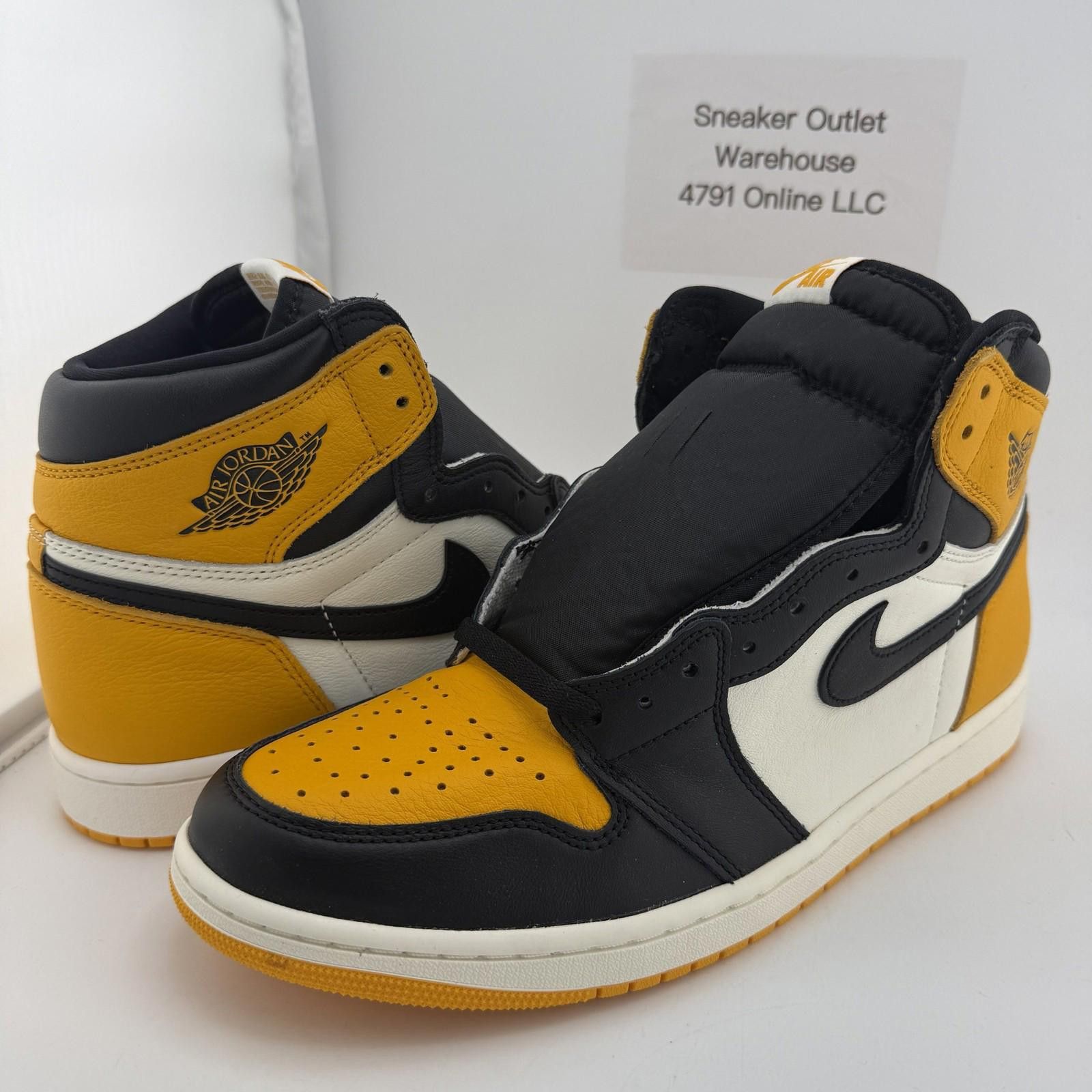 Nike Air Jordan 1 Retro High OG Taxi Black Sail 11.5 New OG Box Size US 11.5 / EU 44-45 - 1 Thumbnail