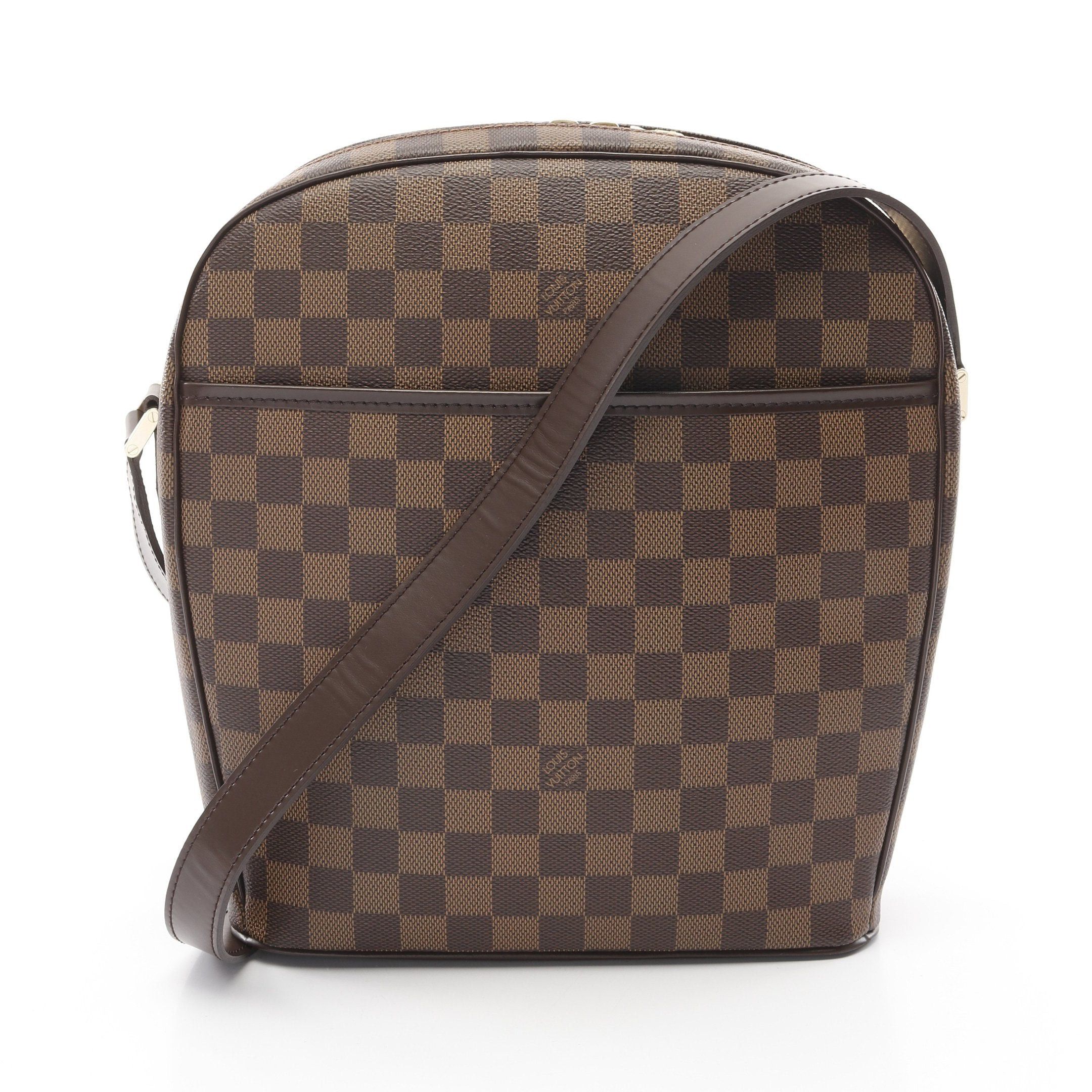 Louis Vuitton Louis Vuitton Ipanema Gm Damier Ebene Shoulder Bag Leather Brown Size ONE SIZE - 1 Thumbnail