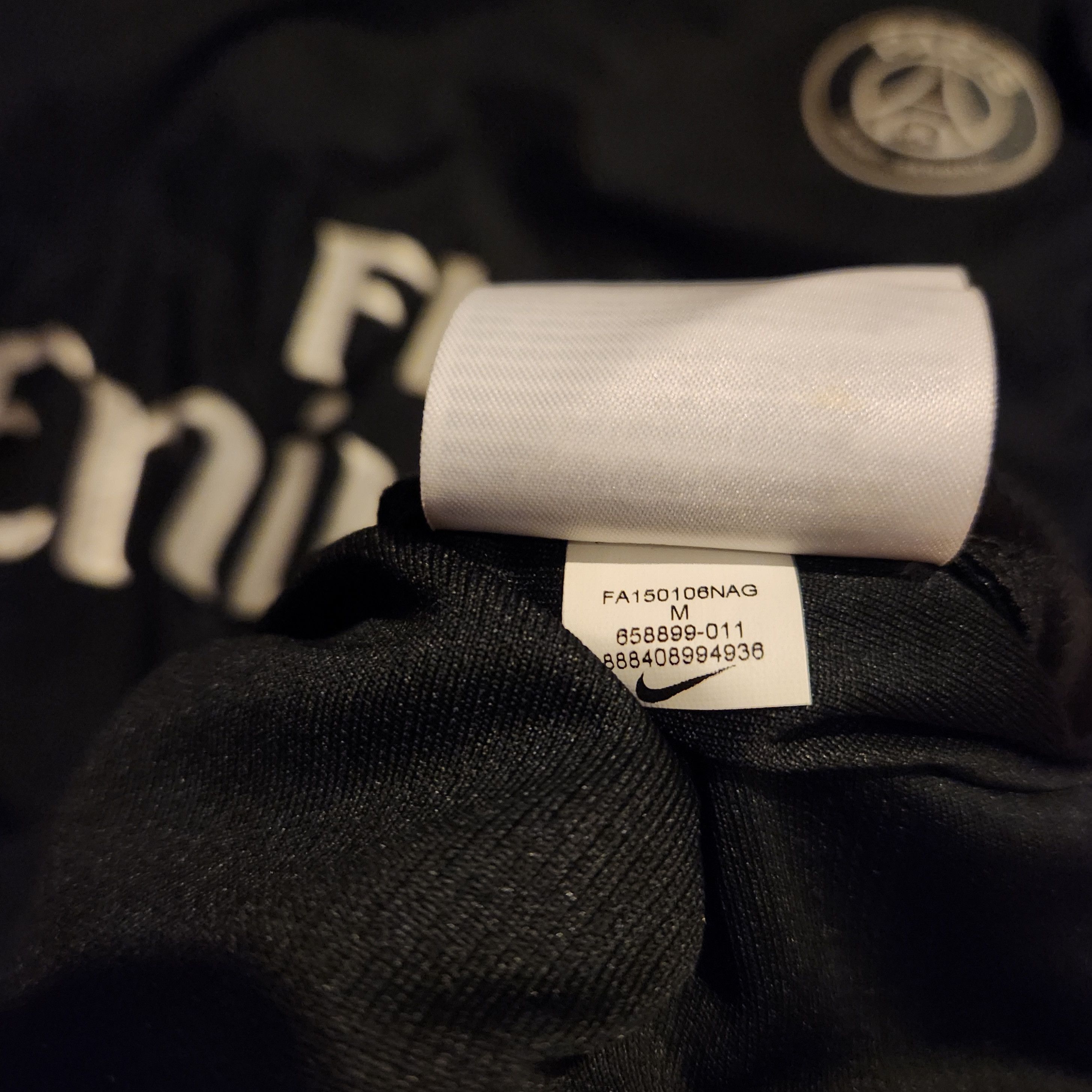 Nike Authentic Player Issue PSG Paris 2015-2016 3rd Third Jersey Size US M / EU 48-50 / 2 - 17 Thumbnail