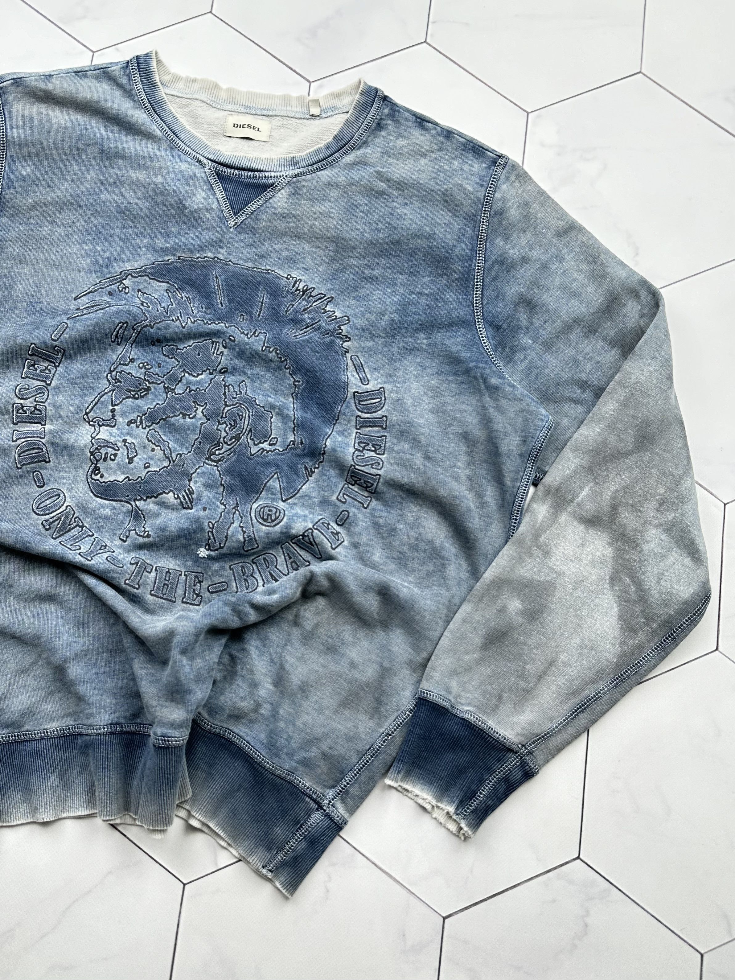 Diesel Diesel Vintage Faded Sweatshirt (B264) Size US M / EU 48-50 / 2 - 3 Thumbnail