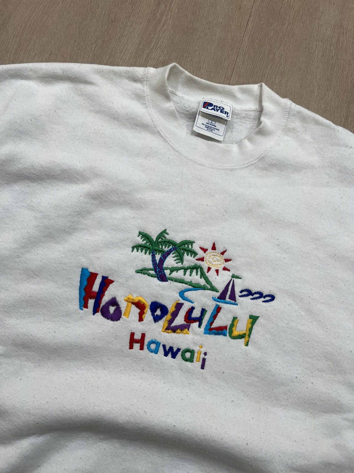 Pro Player Vintage Honolulu Hawaii Crewneck Size US L / EU 52-54 / 3 - 2 Thumbnail