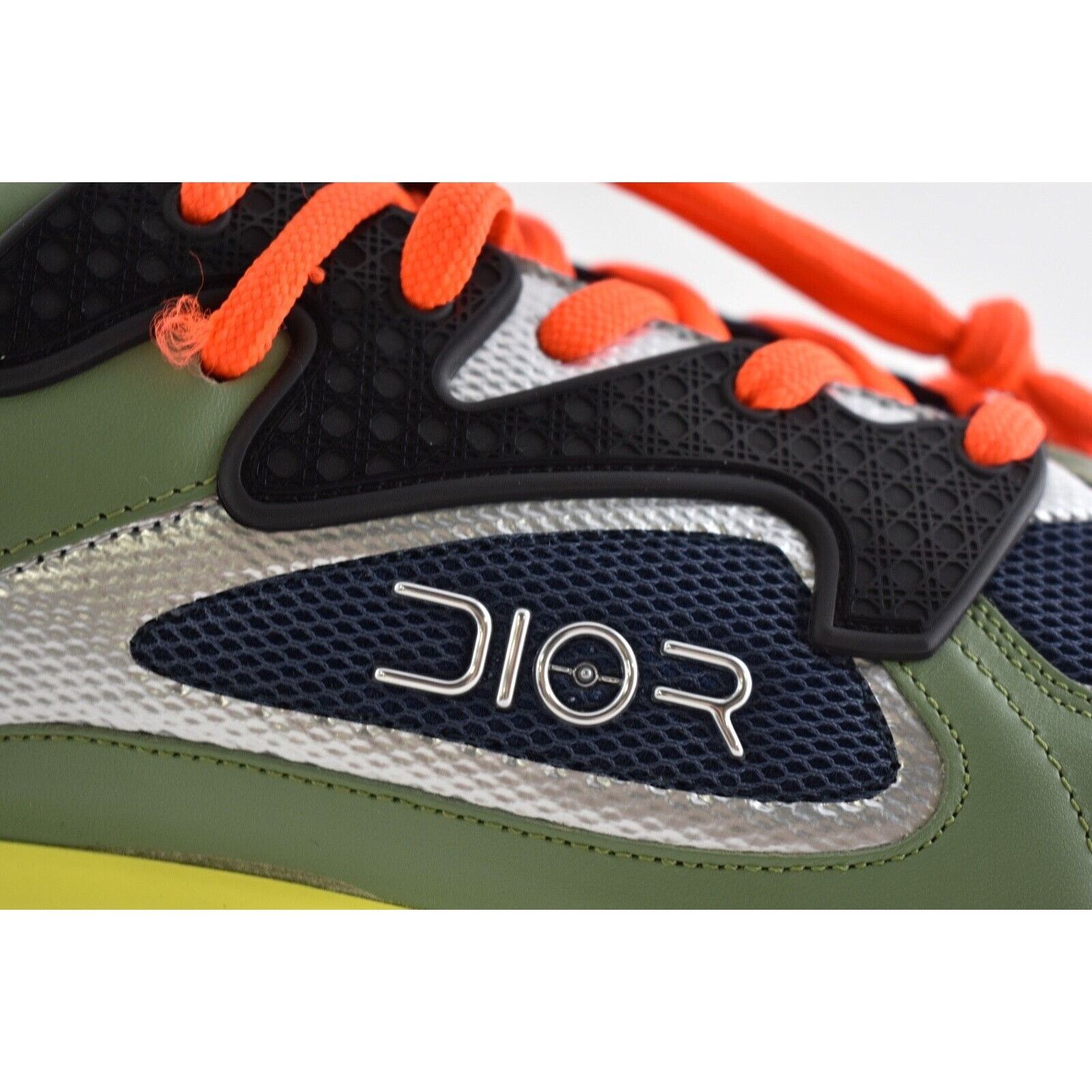 Dior Dior Mens B24 Sorayama Black Yellow Green Low Top Size US 8 / EU 41 - 4 Thumbnail