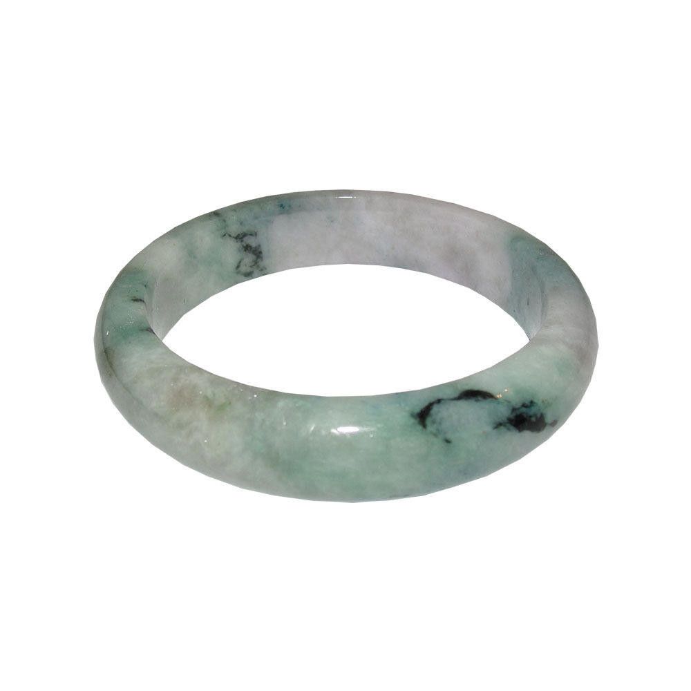 Designer Chinese Jadeite Jade Bangle Bracelet Size ONE SIZE - 2 Thumbnail