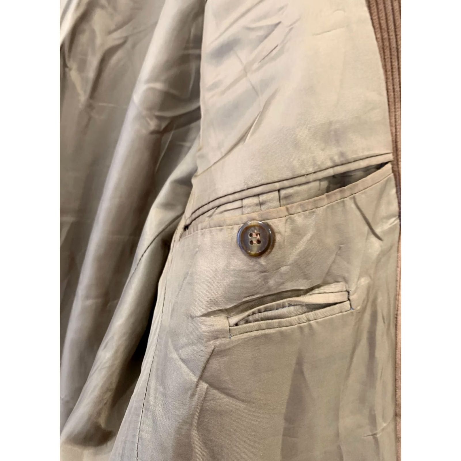 Guy Laroche VTG Guy Laroche Monsieur Blazer Jacket Brown 44 L Corduroy Paris Made in France Men M/L Adults Mens Panache Size 42R - 7 Thumbnail
