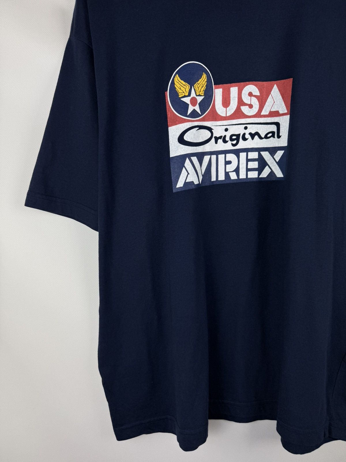 Avirex Avirex USA Big Logo Short Sleeve Vintage Flight T Shirt Size US XL / EU 56 / 4 - 7 Thumbnail