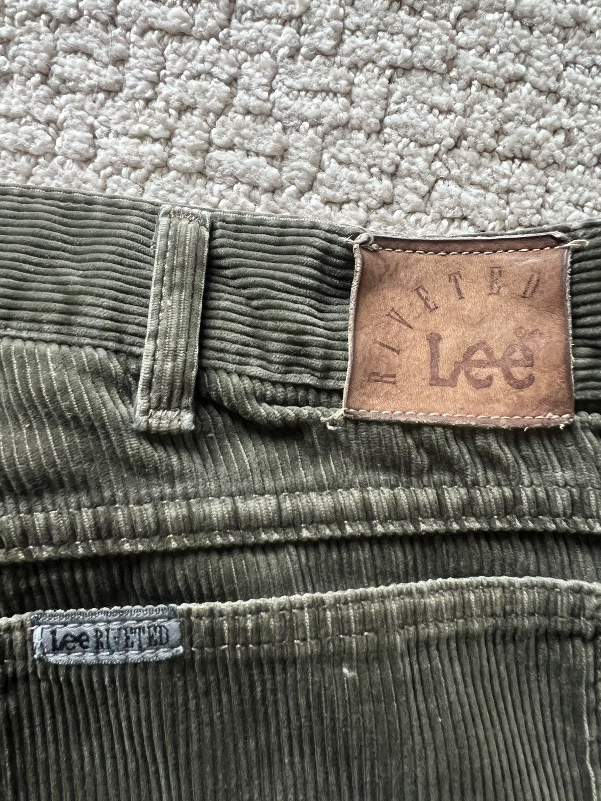Vintage VINTAGE GREEN CORDUROYS 34W Size US 33 - 3 Thumbnail
