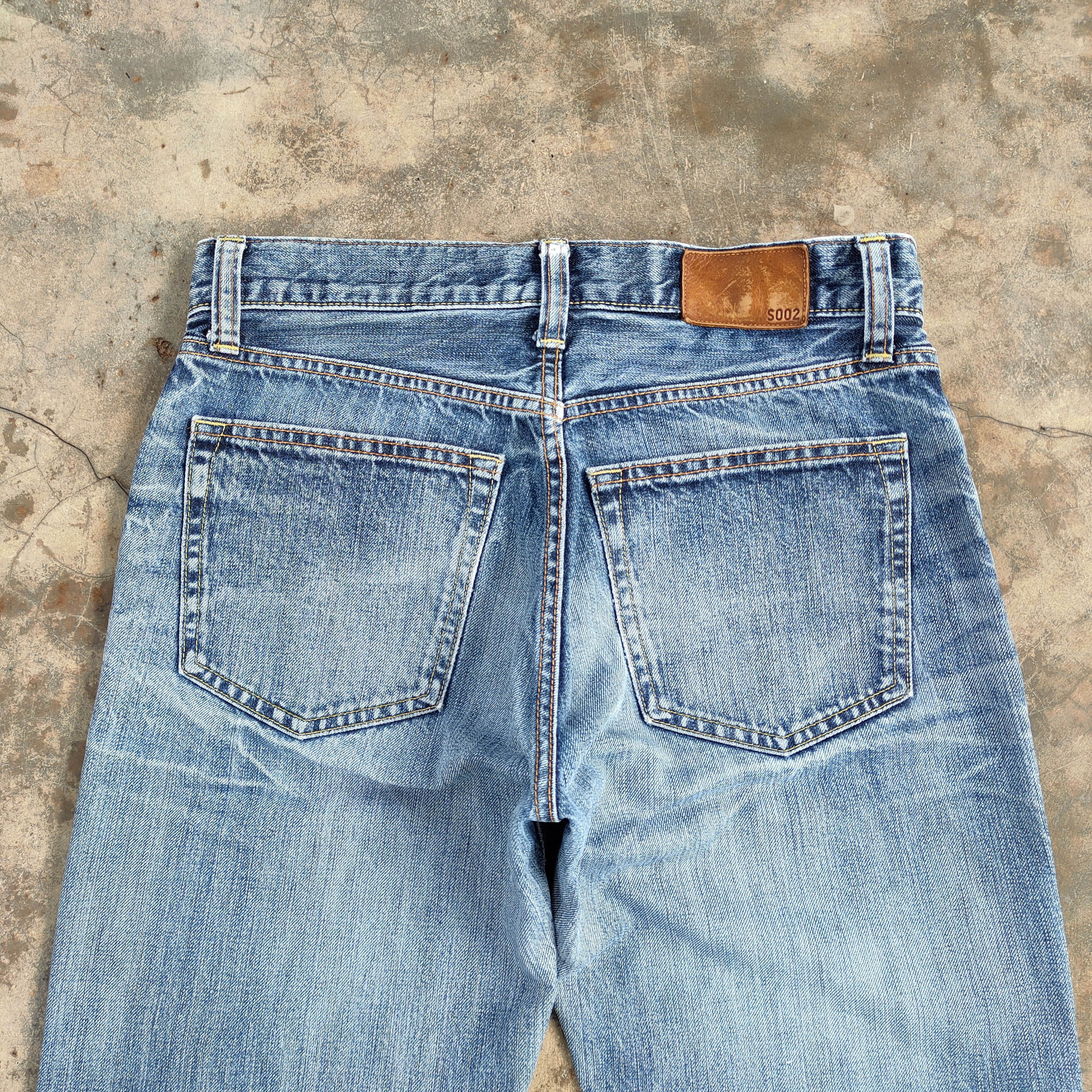 Jean W32 VINTAGE JAPANESE FADED DISTRESSED DENIM JEANS PANTS Size US 32 / EU 48 - 10 Thumbnail