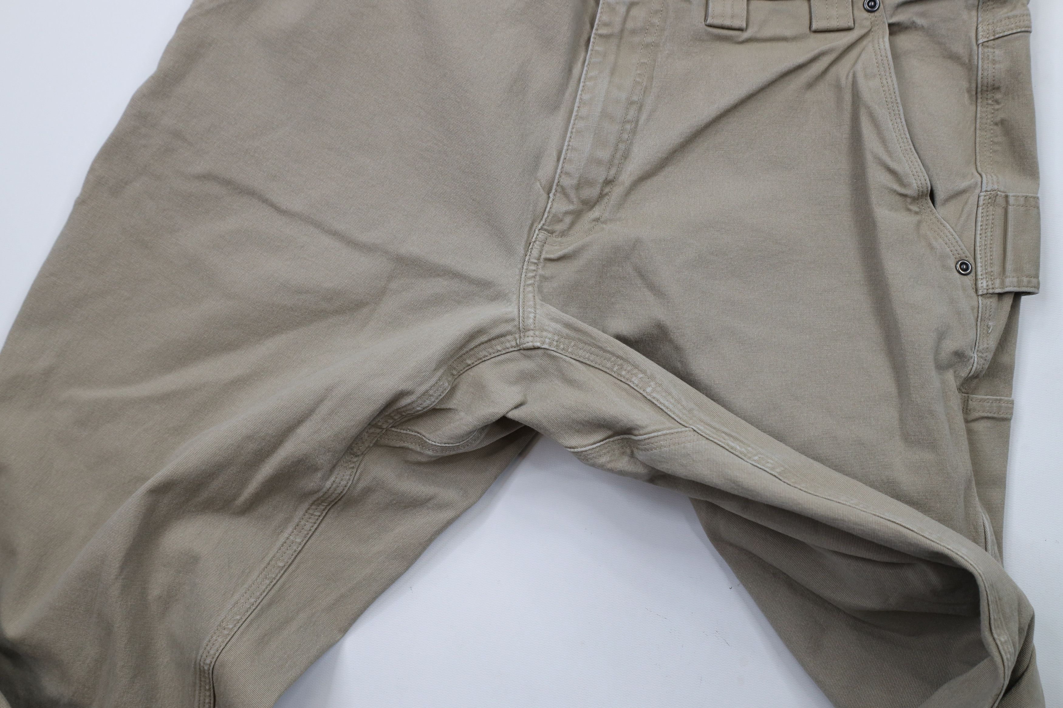 Duluth Trading Company × Vintage Duluth Trading Co Fit Flex Fire Hose Wide Leg Dungaree Pants Size US 36 / EU 52 - 6 Thumbnail