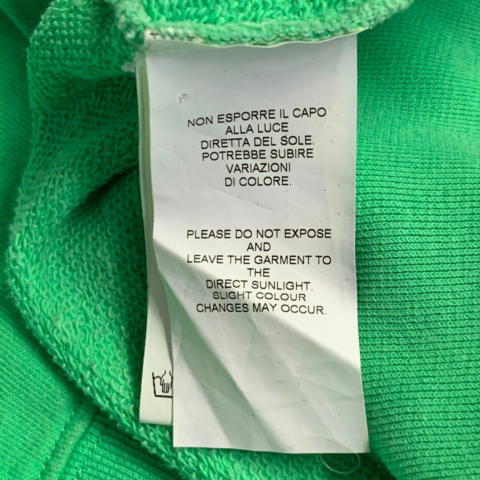 MSGM MSGM Alessandro Green Graphic Cotton Crew Neck Sweatshirt Size US M / EU 48-50 / 2 - 6 Thumbnail