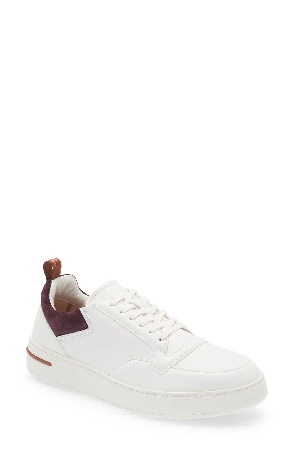 image of Loro Piana O1Srvl11E0424 Newport Walk Sneakers In White, Men's (Size 9)
