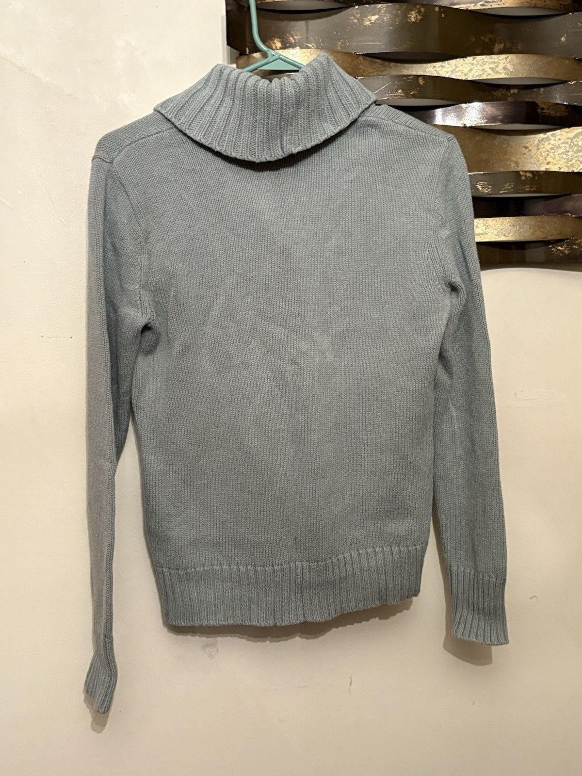 Lauren Ralph Lauren Lauren Ralph Lauren Sweater Cowl Neck Bone Button Size M / US 6-8 / IT 42-44 - 2 Thumbnail
