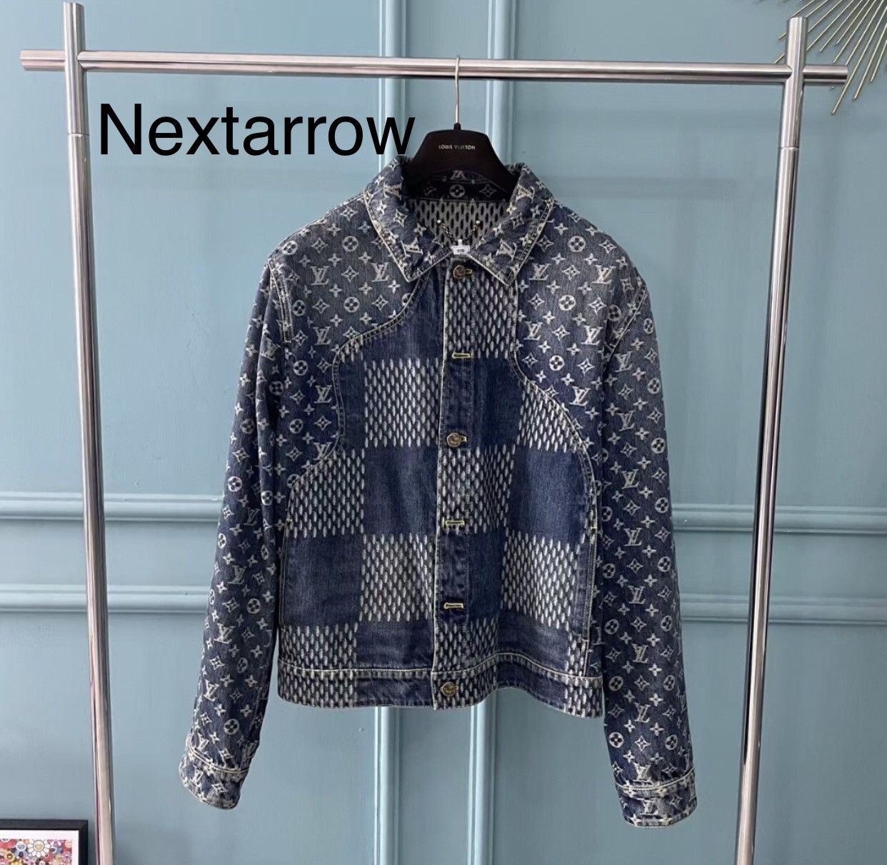 Louis Vuitton Louis Vuitton co branded Nigo denim jacket 2412-Nextarrow Size US L / EU 52-54 / 3 - 1 Thumbnail