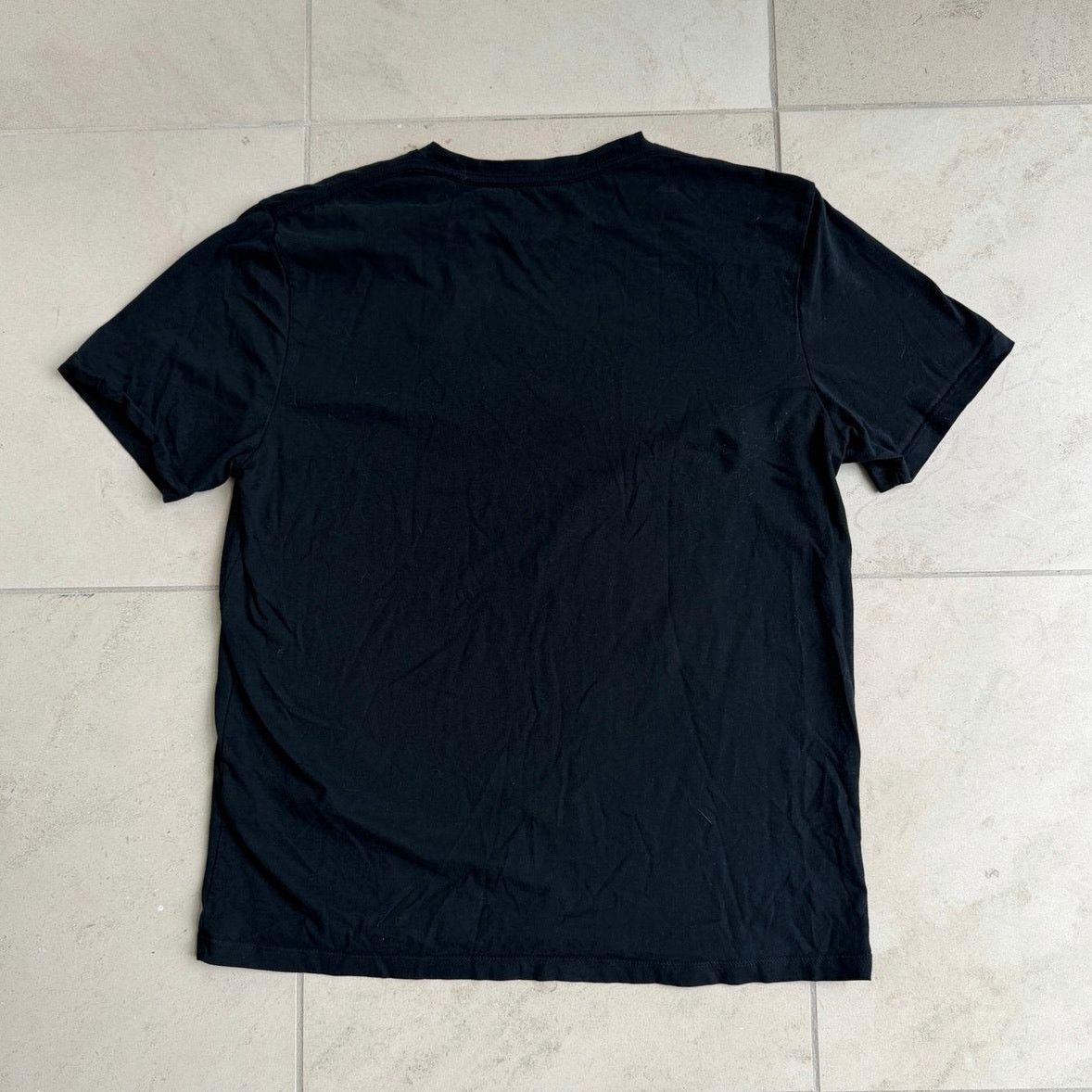 Allsaints AllSaints Black Crewneck T Shirt XL Organic Cotton Logo Tee Size US XL / EU 56 / 4 - 9 Thumbnail