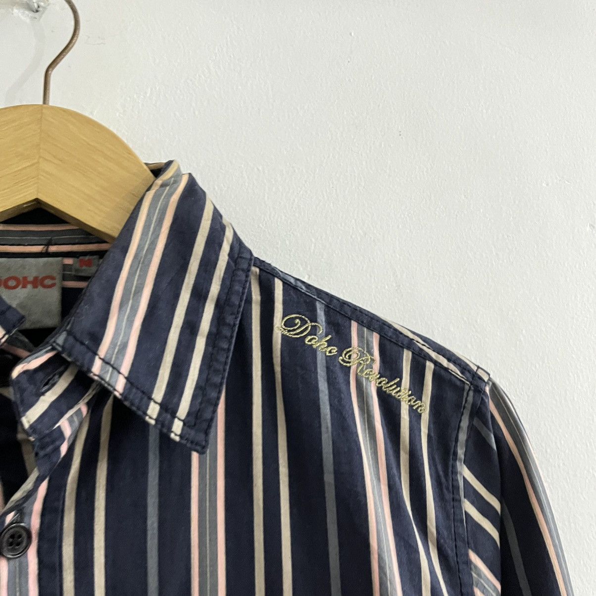 Japanese Brand DOHC - Striped LS Button Up Shirt Size US M / EU 48-50 / 2 - 5 Thumbnail