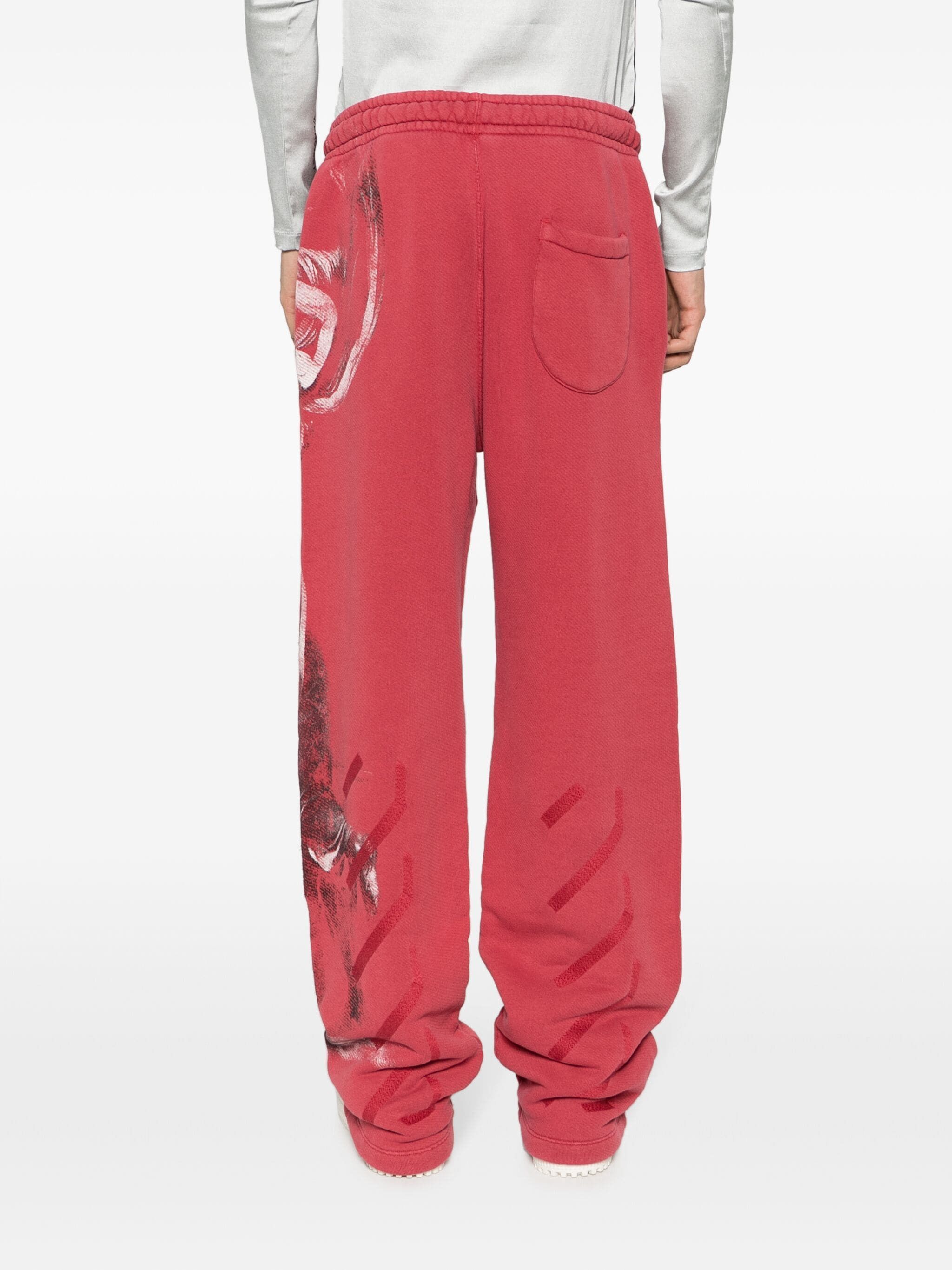 Off-White o1in1s1024 Q:1 / Bw S.Matthew Sweatpants & Joggers Rio Red Size US 34 / EU 50 - 3 Thumbnail