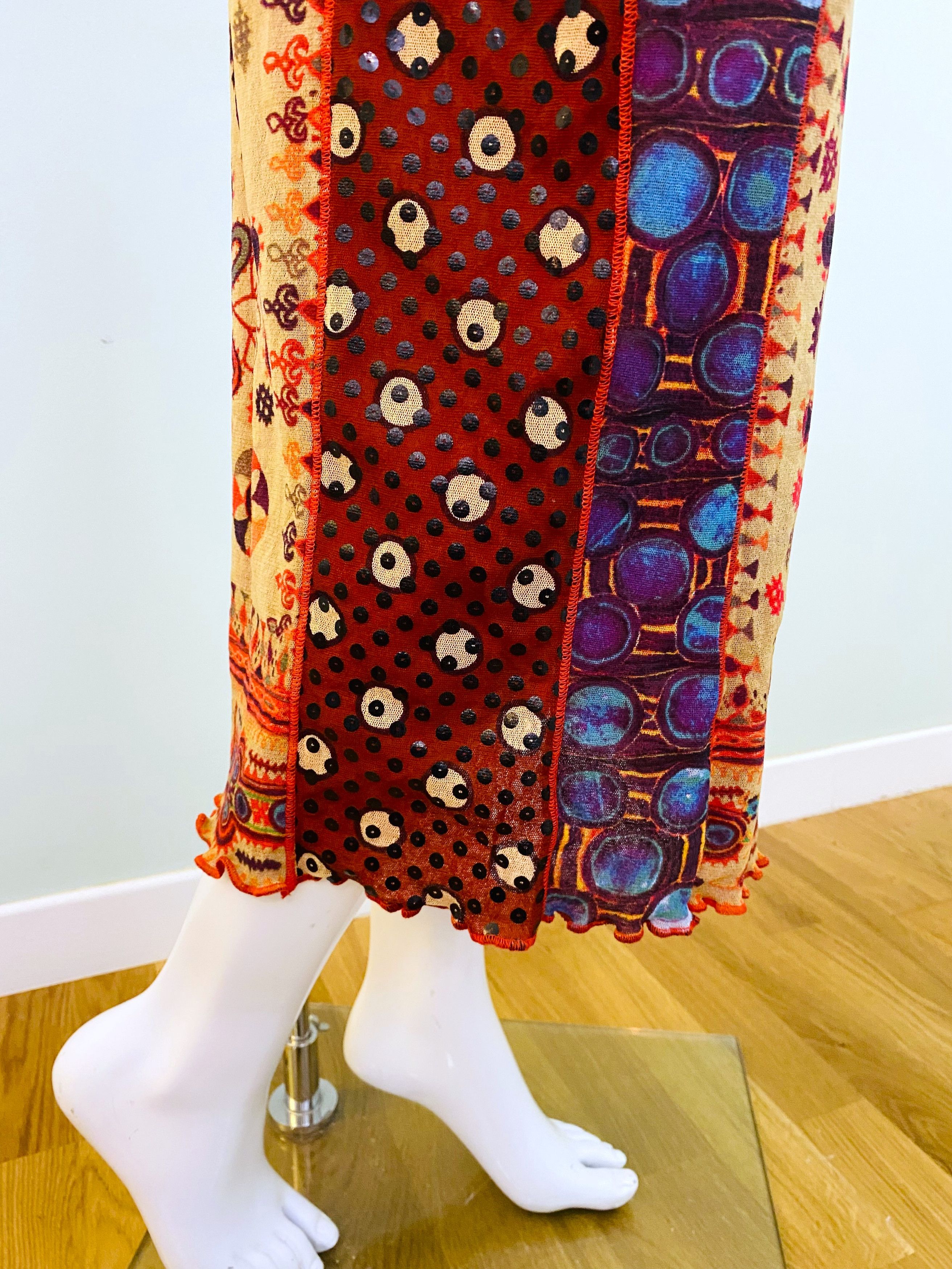 Jean Paul Gaultier Jean Paul Gaultier Backless FW 1995 Mesh Medium Maxi Dress Size M / US 6-8 / IT 42-44 - 5 Thumbnail
