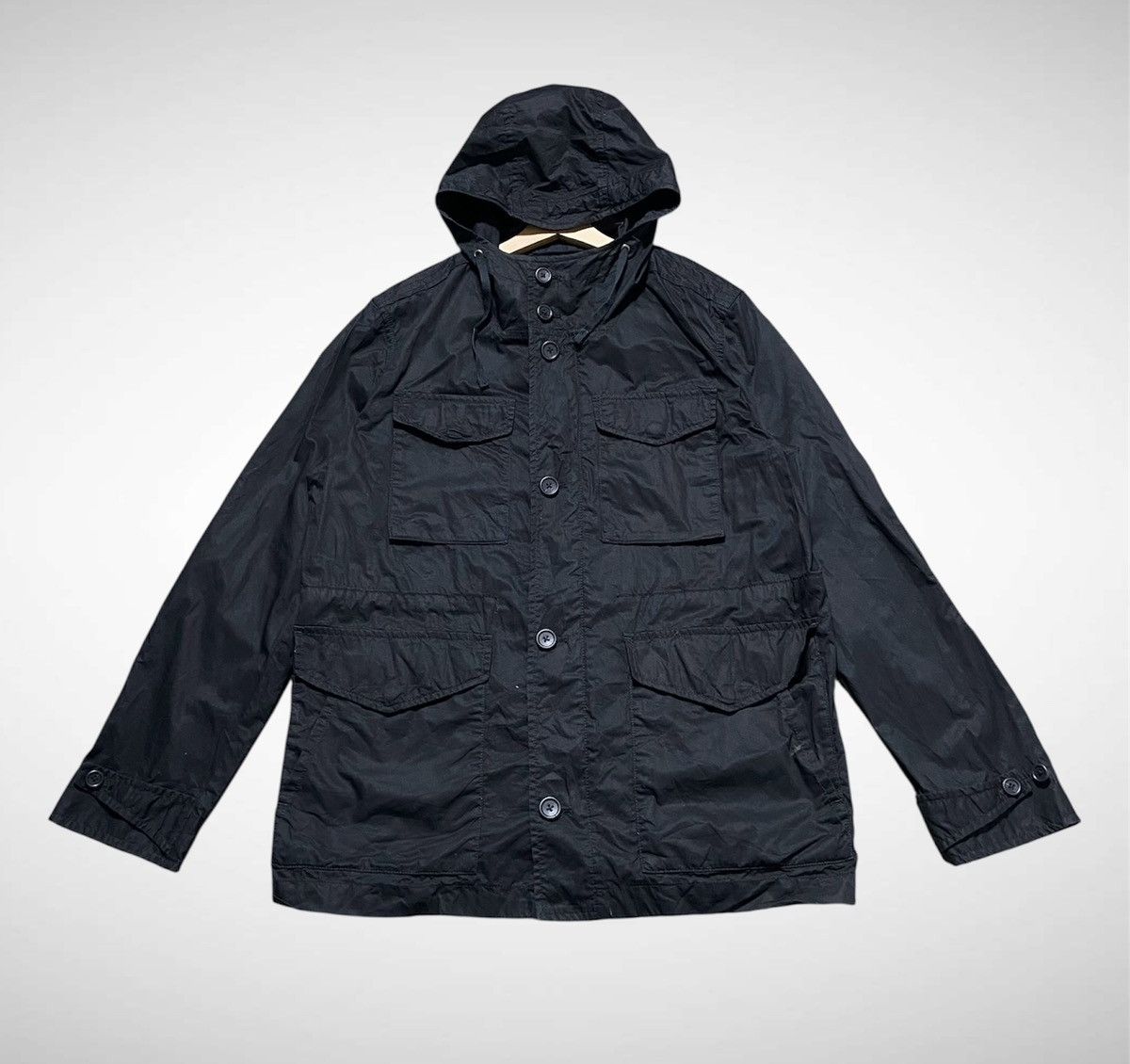 Uniqlo Vintage Uniqlo Hoodie Parka Size US L / EU 52-54 / 3 - 1 Thumbnail