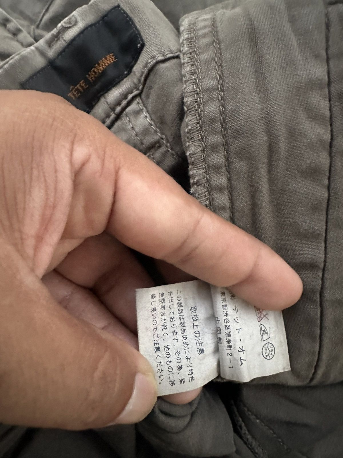 Tete Homme Vintage Tete Homme Bondage Cargo Trouser Pants Size US 34 / EU 50 - 20 Thumbnail