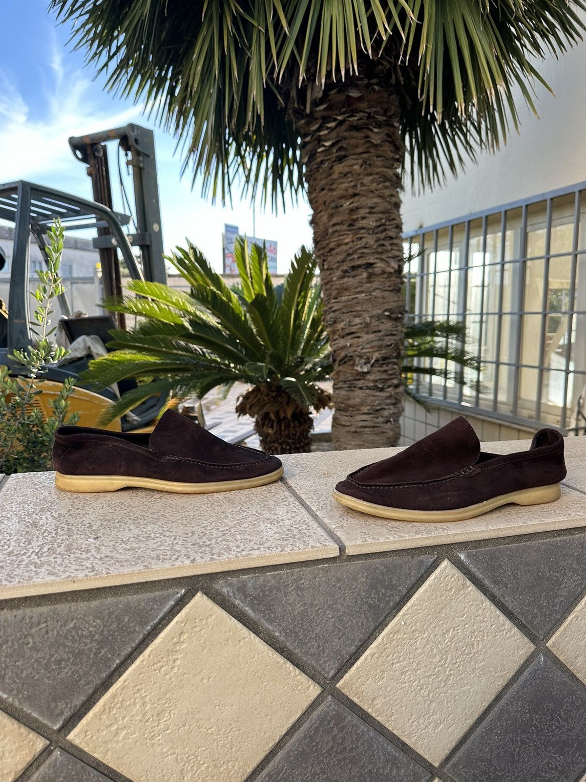 Loro Piana Loro Piana Loafers Leather Dark Brown 41 size Size US 7.5 / EU 40-41 - 1 Thumbnail