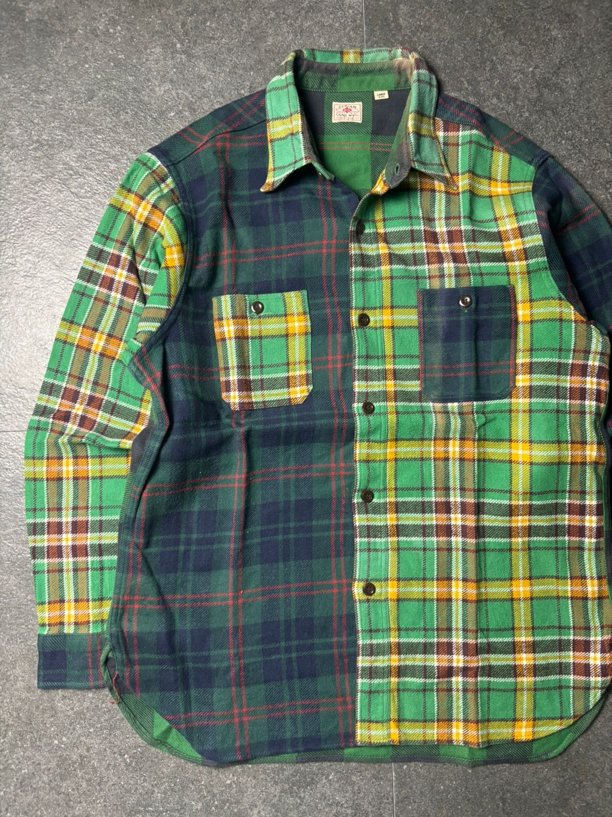 Toyo Enterprises 2000s Sugar Cane by Toyo Enterprises Flannel Size US L / EU 52-54 / 3 - 3 Thumbnail